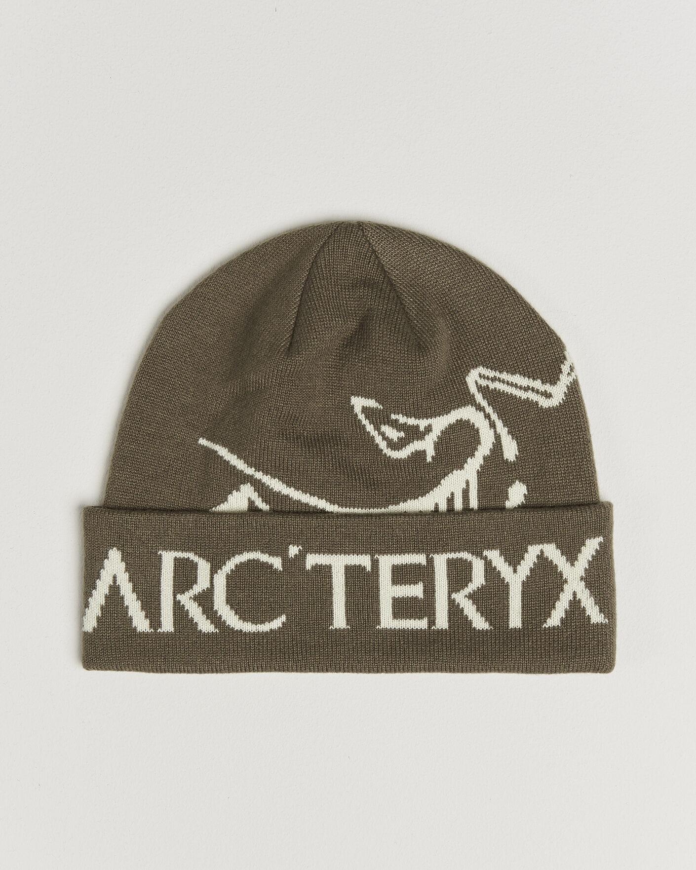 Uomini | Berretti | Arc'teryx | Bird Word Beanie Mongoose/Sea Salt