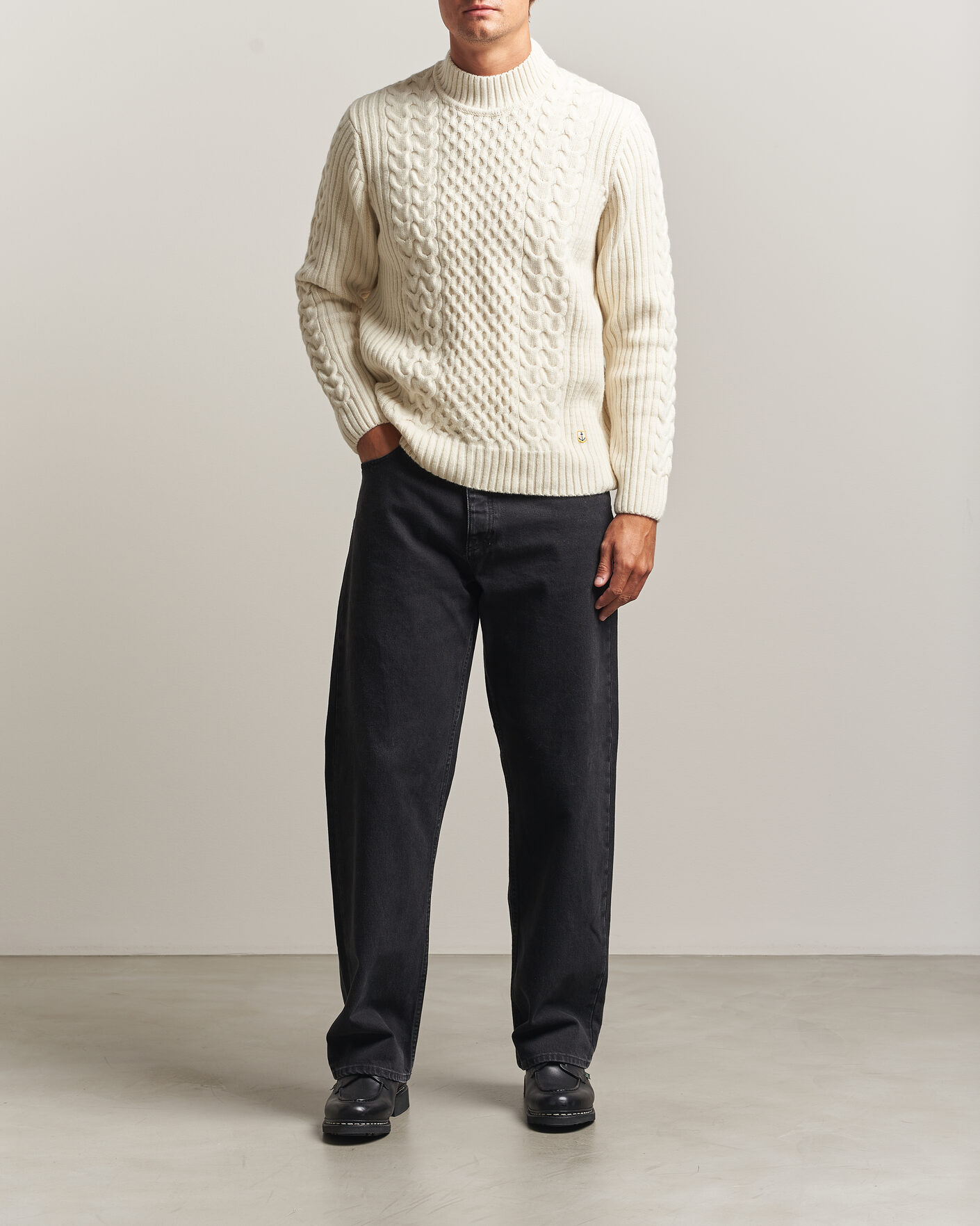 Uomini | Maglieria | Armor-lux | Wool Knitted Sweater Nature
