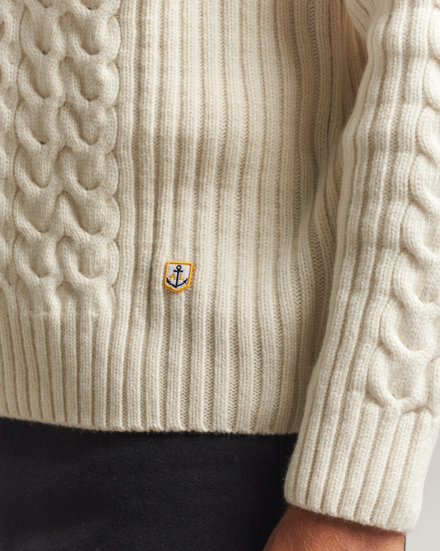 Uomini | Maglieria | Armor-lux | Wool Knitted Sweater Nature
