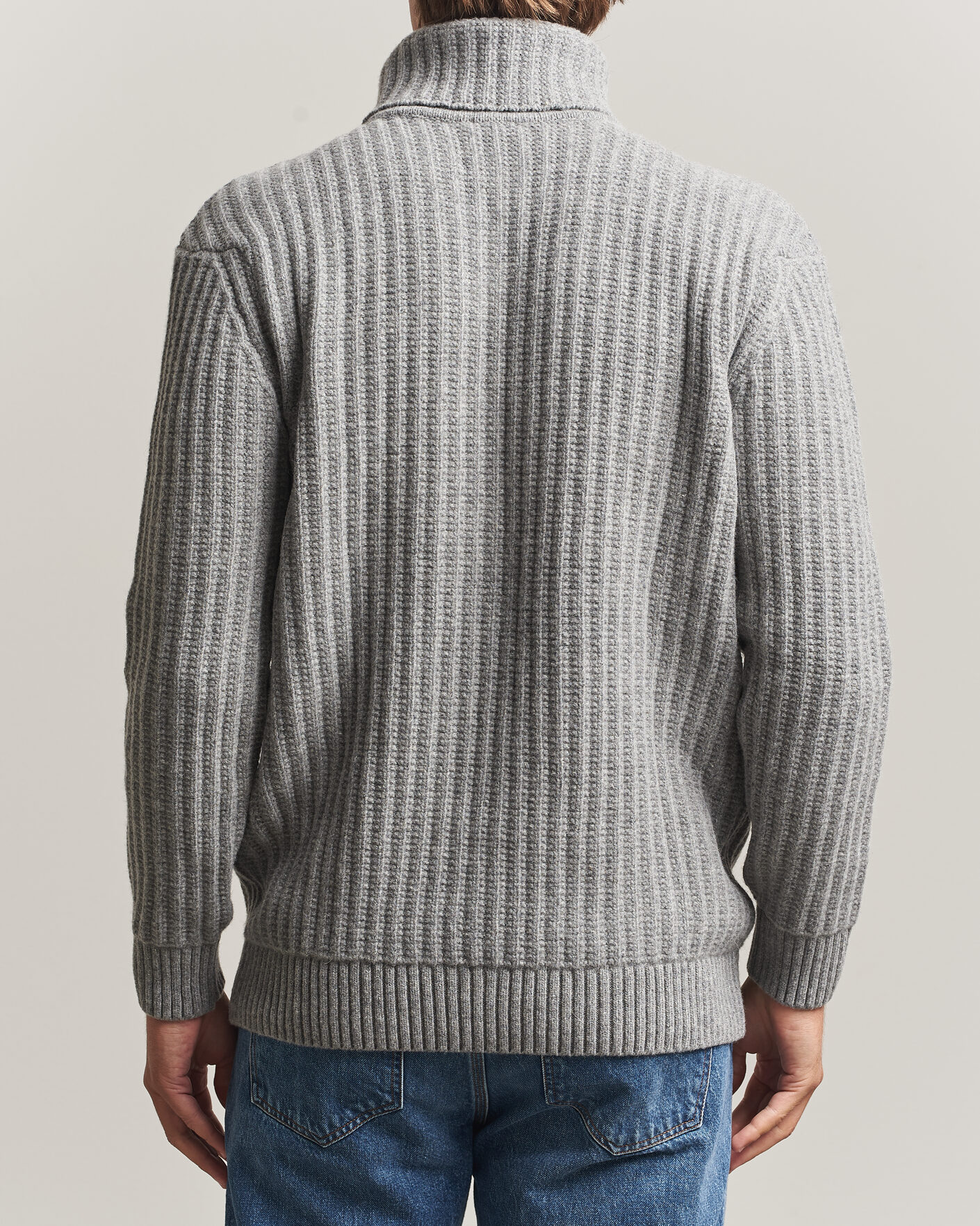 Uomini | Maglieria | Armor-lux | Wool Knitted Rollneck Slate