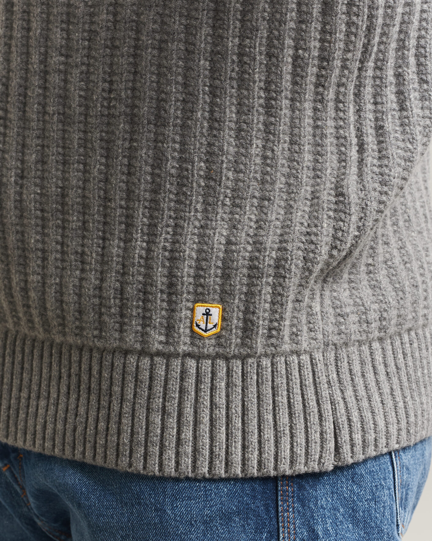 Uomini | Maglieria | Armor-lux | Wool Knitted Rollneck Slate
