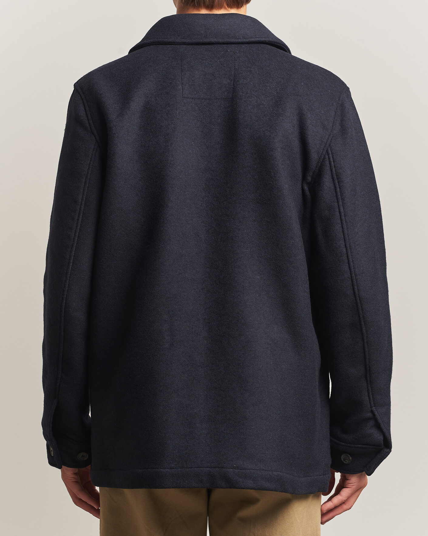 Uomini | Giacche | Armor-lux | Wool Shirt Jacket Rich Navy