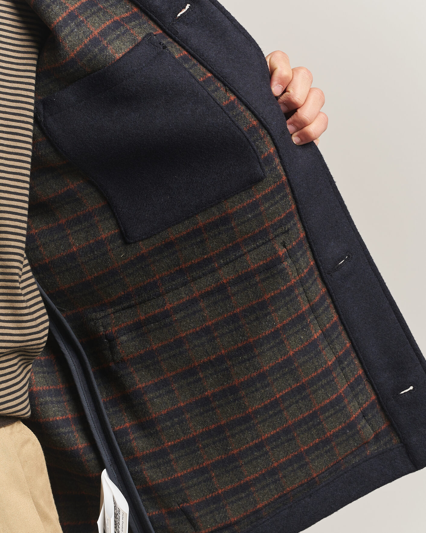 Uomini | Giacche | Armor-lux | Wool Shirt Jacket Rich Navy