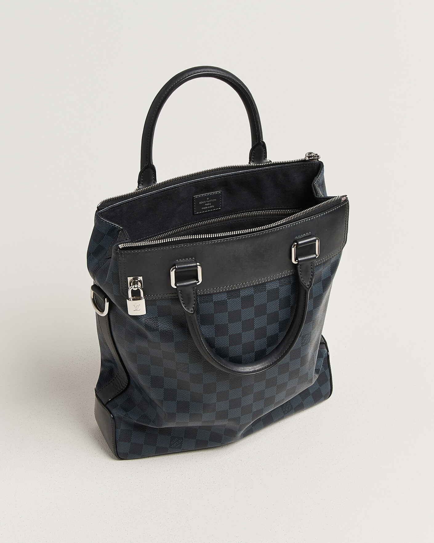 Uomini | Pre-Owned & Vintage Bags | Louis Vuitton Pre-Owned | Greenwich Tote Bag Damier Cobalt
