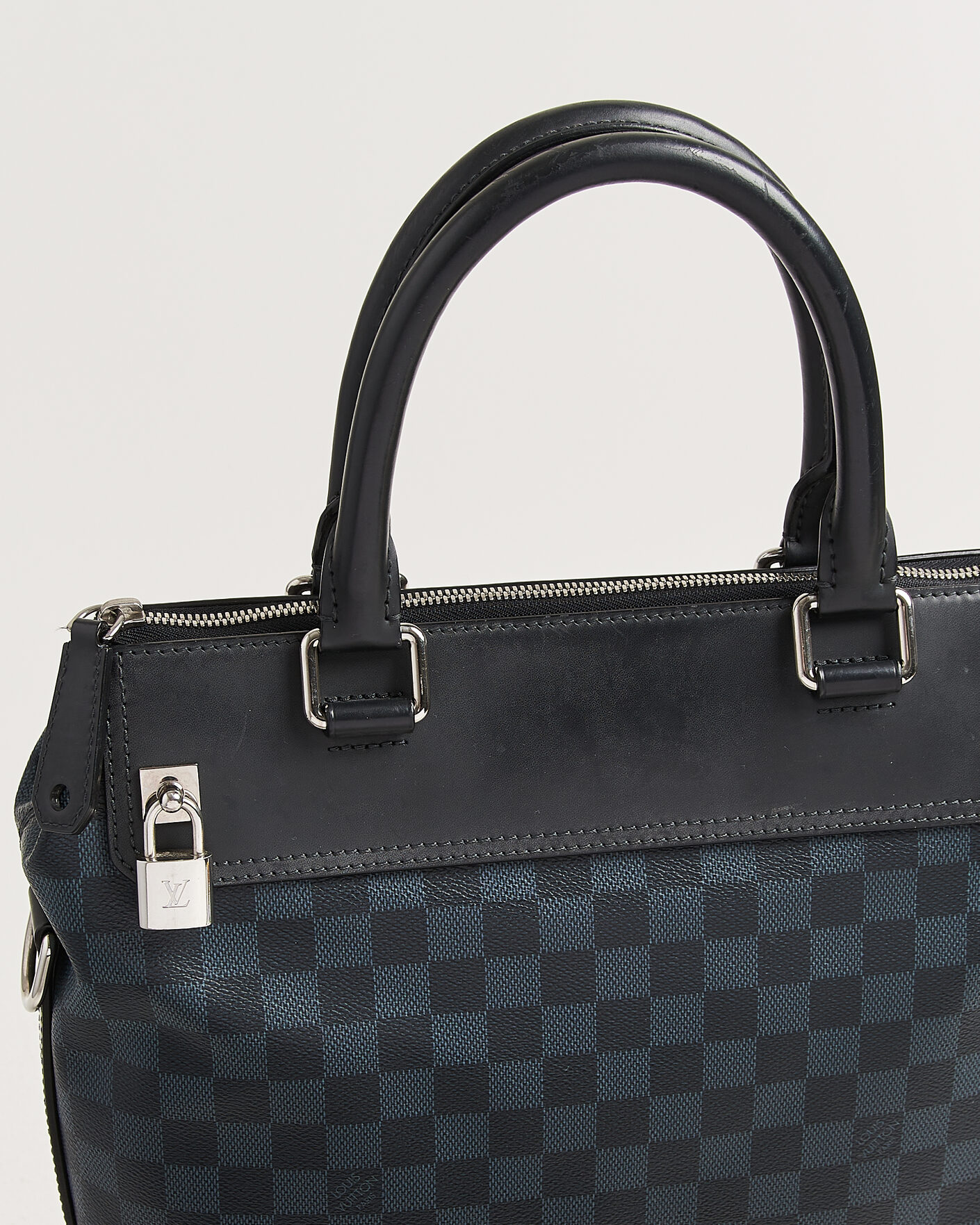 Uomini | Pre-Owned & Vintage Bags | Louis Vuitton Pre-Owned | Greenwich Tote Bag Damier Cobalt