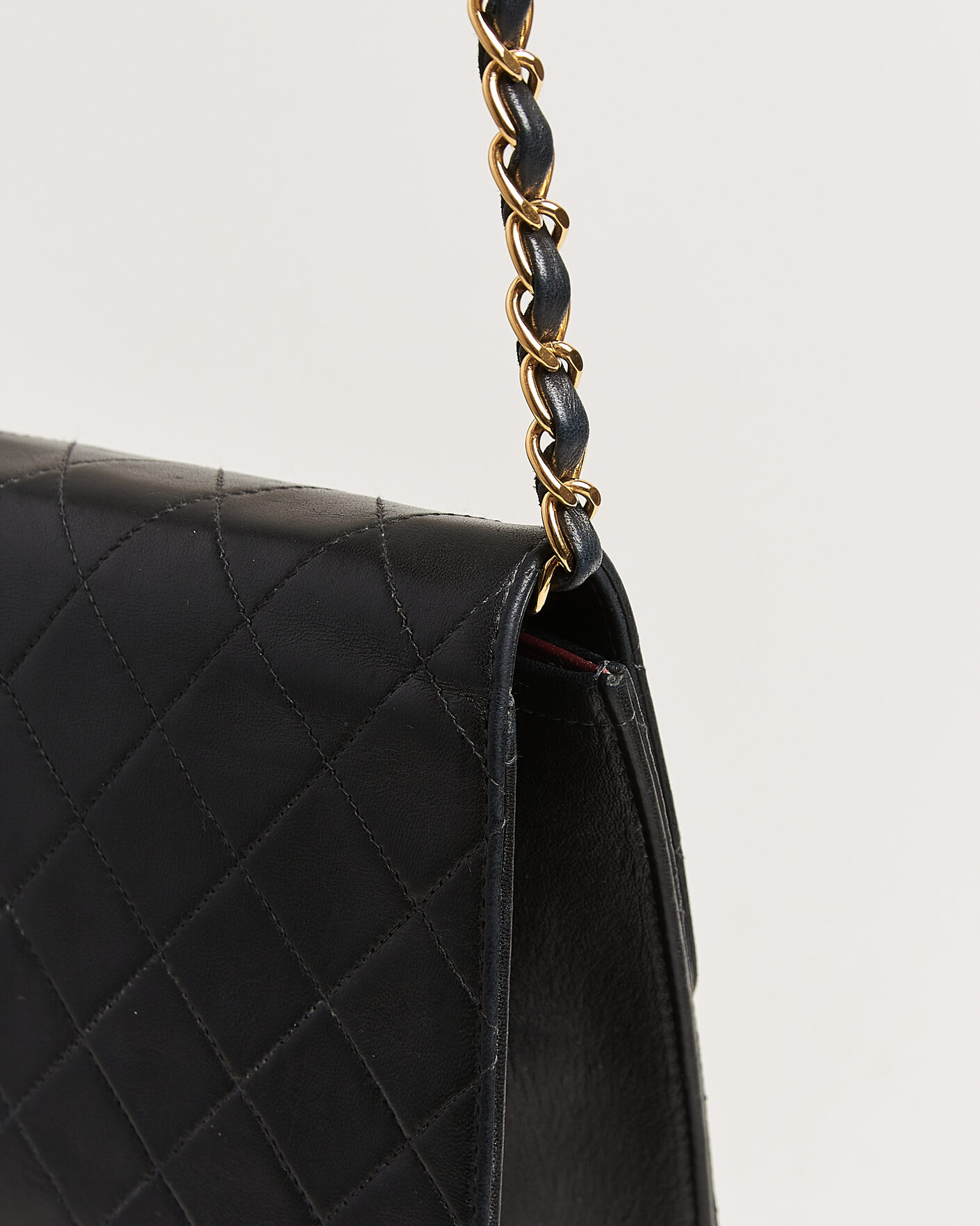 Uomini | Pre-Owned & Vintage Bags | Chanel Pre-Owned | Single Flap Bag Black