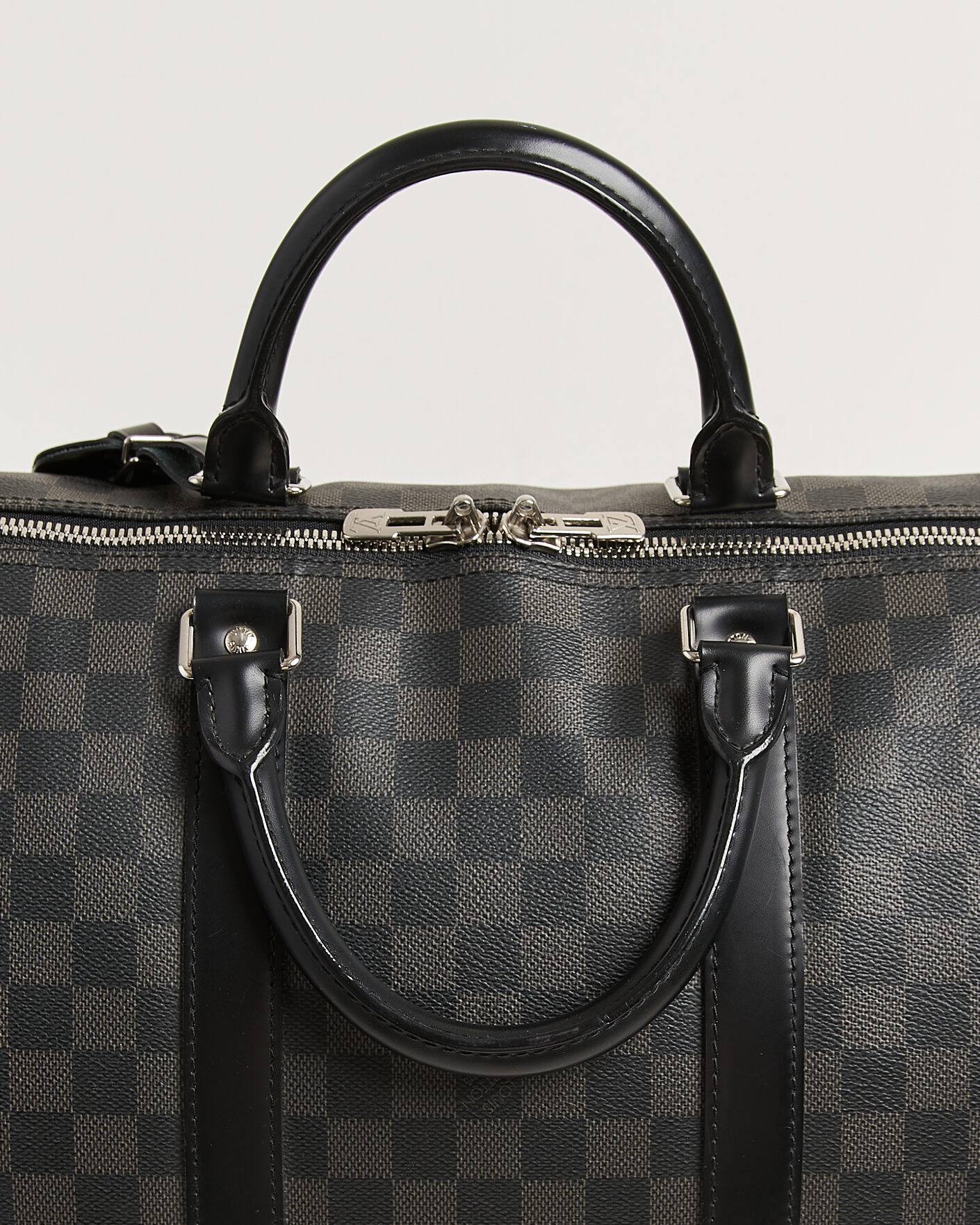 Uomini | Pre-Owned & Vintage Bags | Louis Vuitton Pre-Owned | Keepall Bandouliére 55 Damier Graphite
