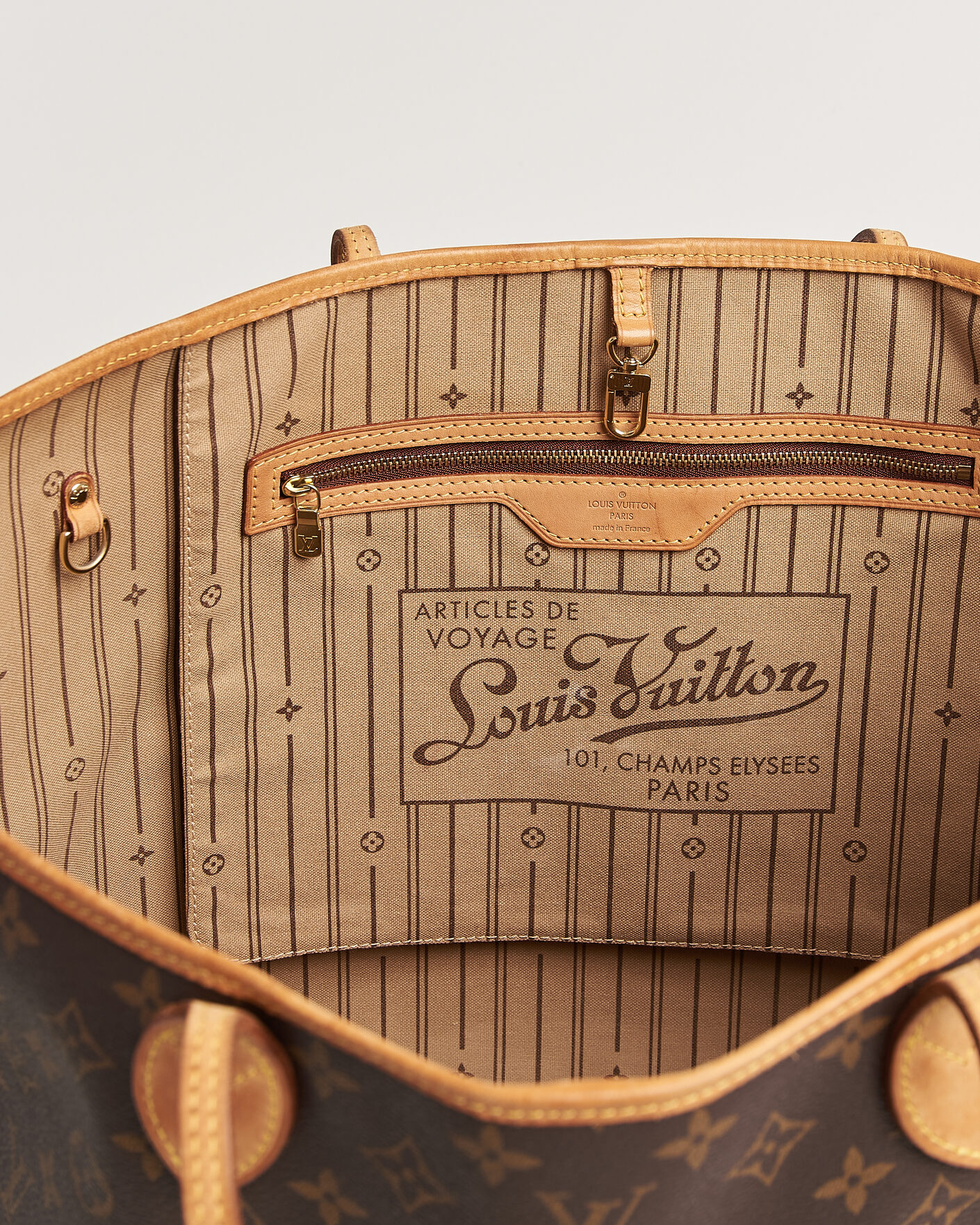 Uomini | Pre-Owned & Vintage Bags | Louis Vuitton Pre-Owned | Neverfull GM Monogram