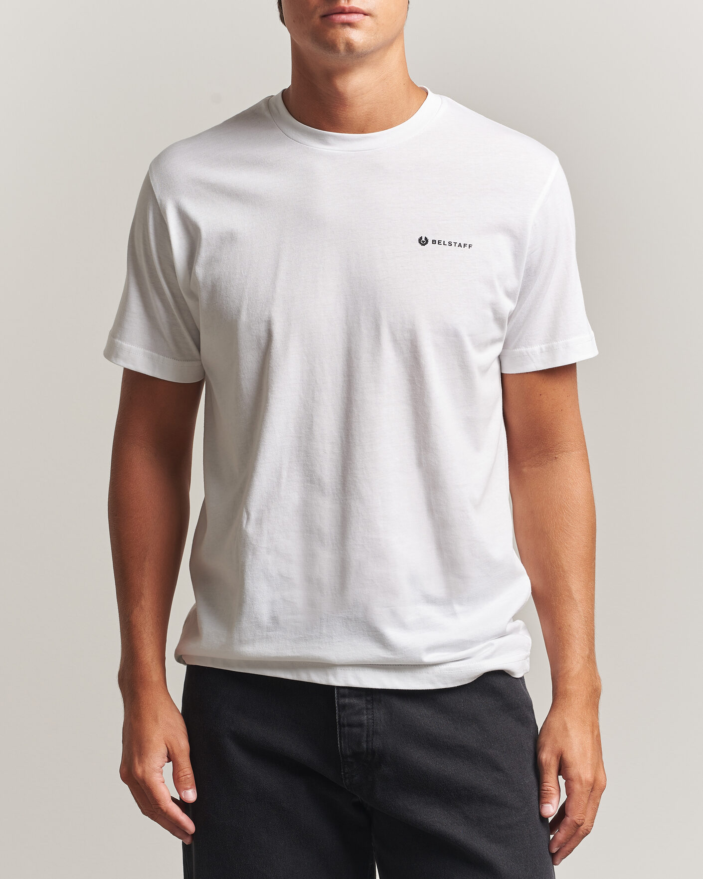 Uomini | T-shirt | Belstaff | 3-Pack Crew Neck T-Shirt Black/Dark Ink/White