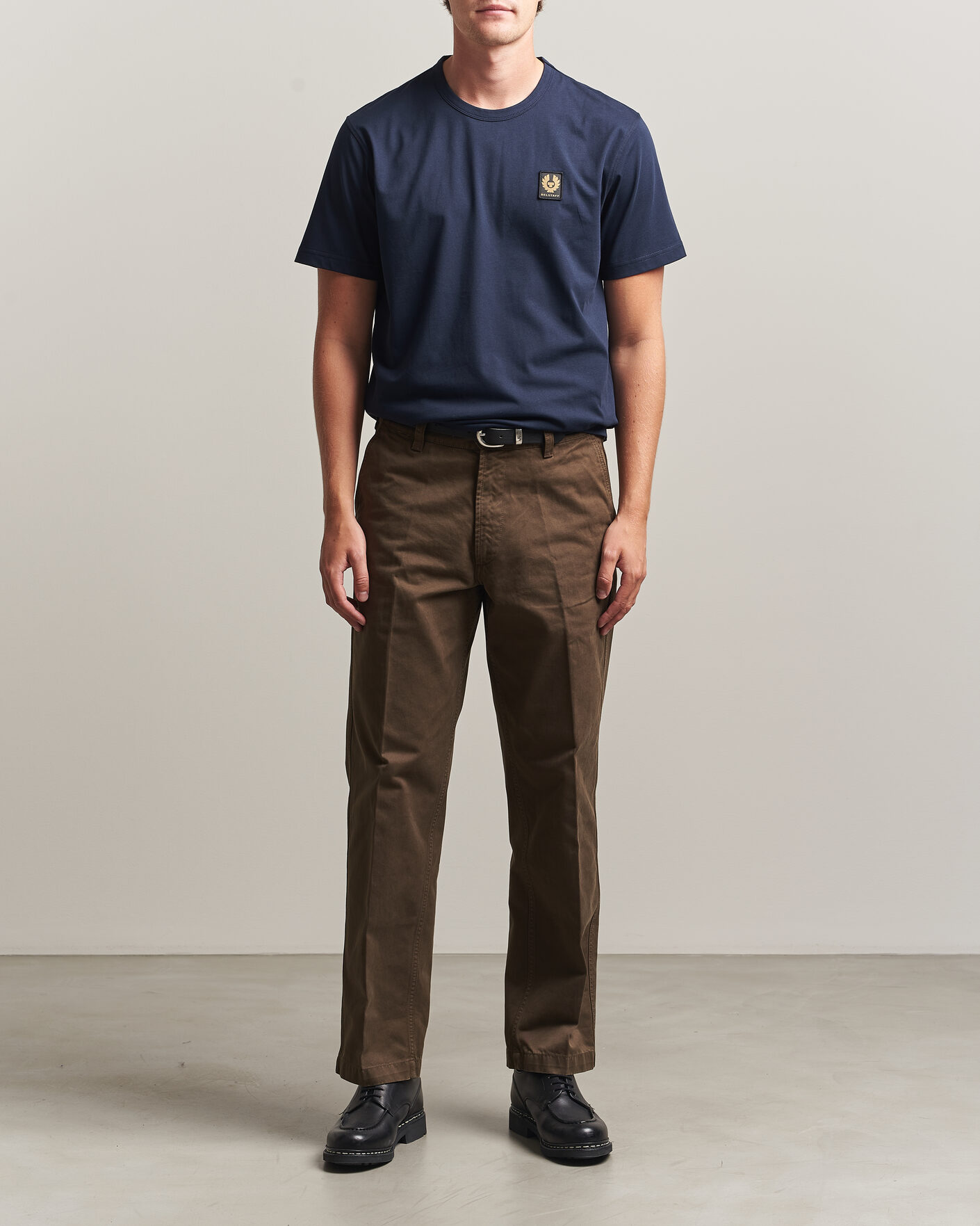 Uomini | T-shirt | Belstaff | Signature Crew Neck T-Shirt Dark Ink