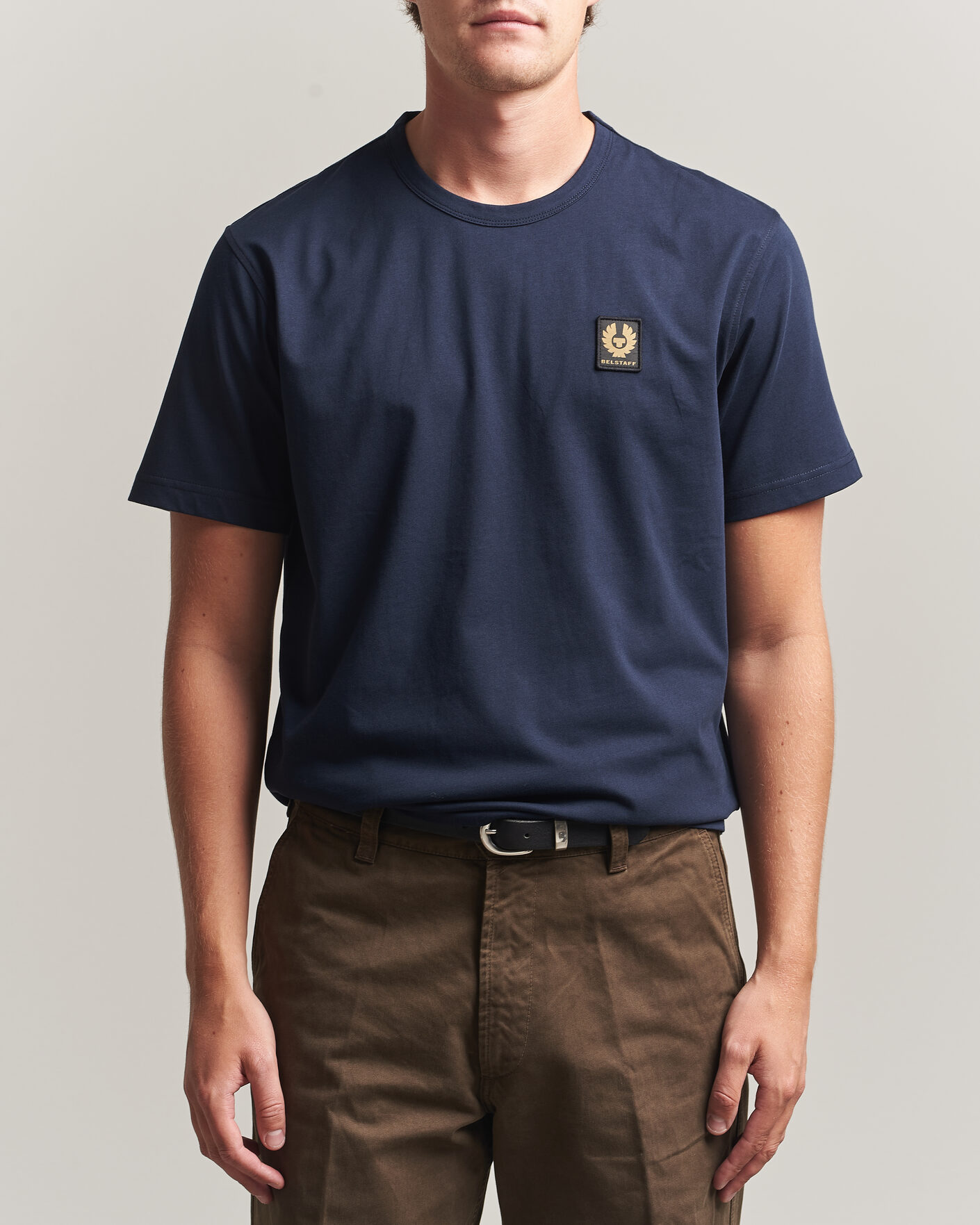 Uomini | T-shirt | Belstaff | Signature Crew Neck T-Shirt Dark Ink