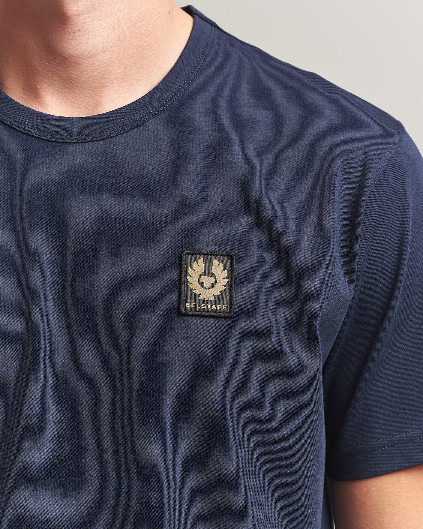 Uomini | T-shirt | Belstaff | Signature Crew Neck T-Shirt Dark Ink