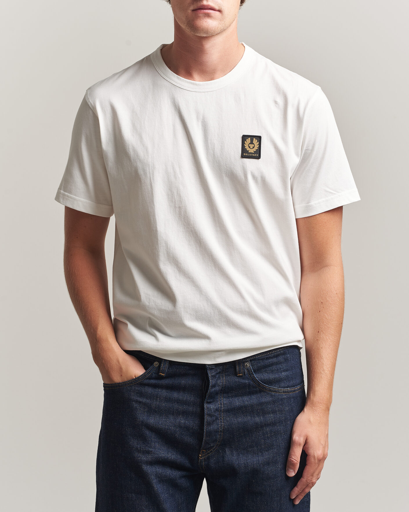 Uomini | T-shirt | Belstaff | Signature Crew Neck T-Shirt White