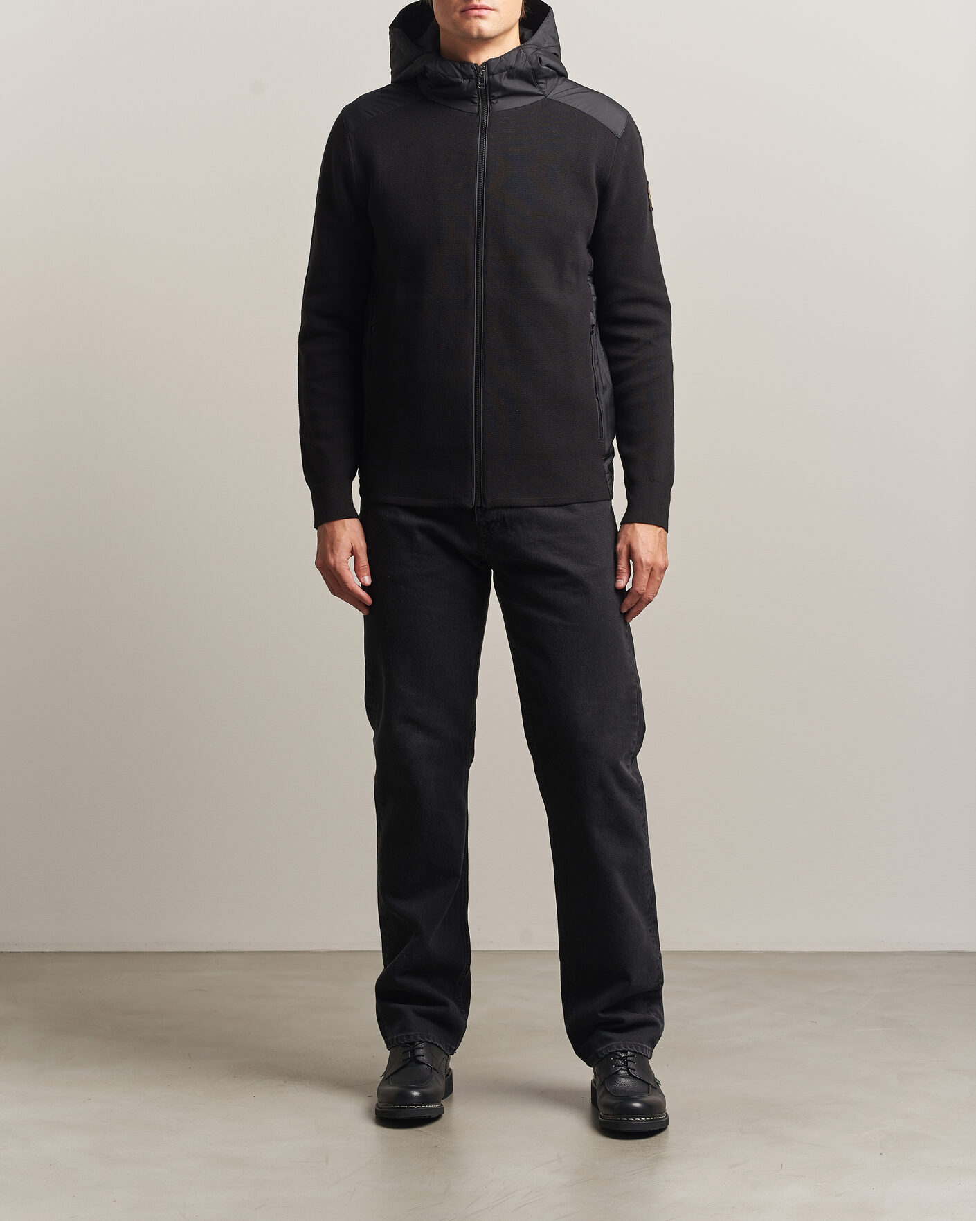 Uomini | Giacche | Belstaff | Console Hooded Hybrid Jacket Black