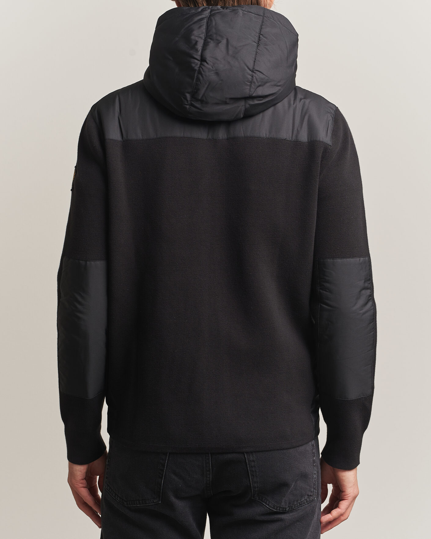 Uomini | Giacche | Belstaff | Console Hooded Hybrid Jacket Black