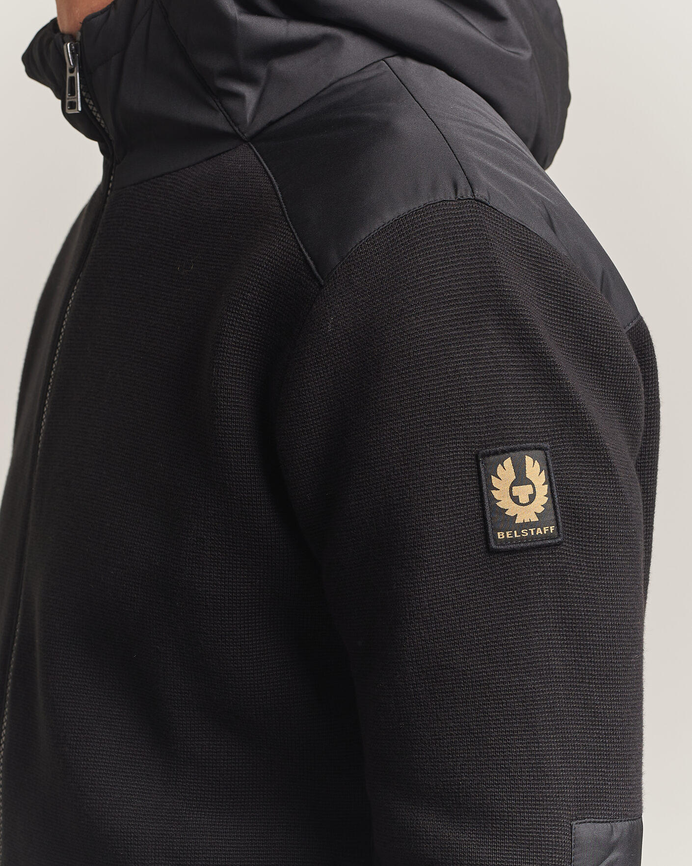 Uomini | Giacche | Belstaff | Console Hooded Hybrid Jacket Black