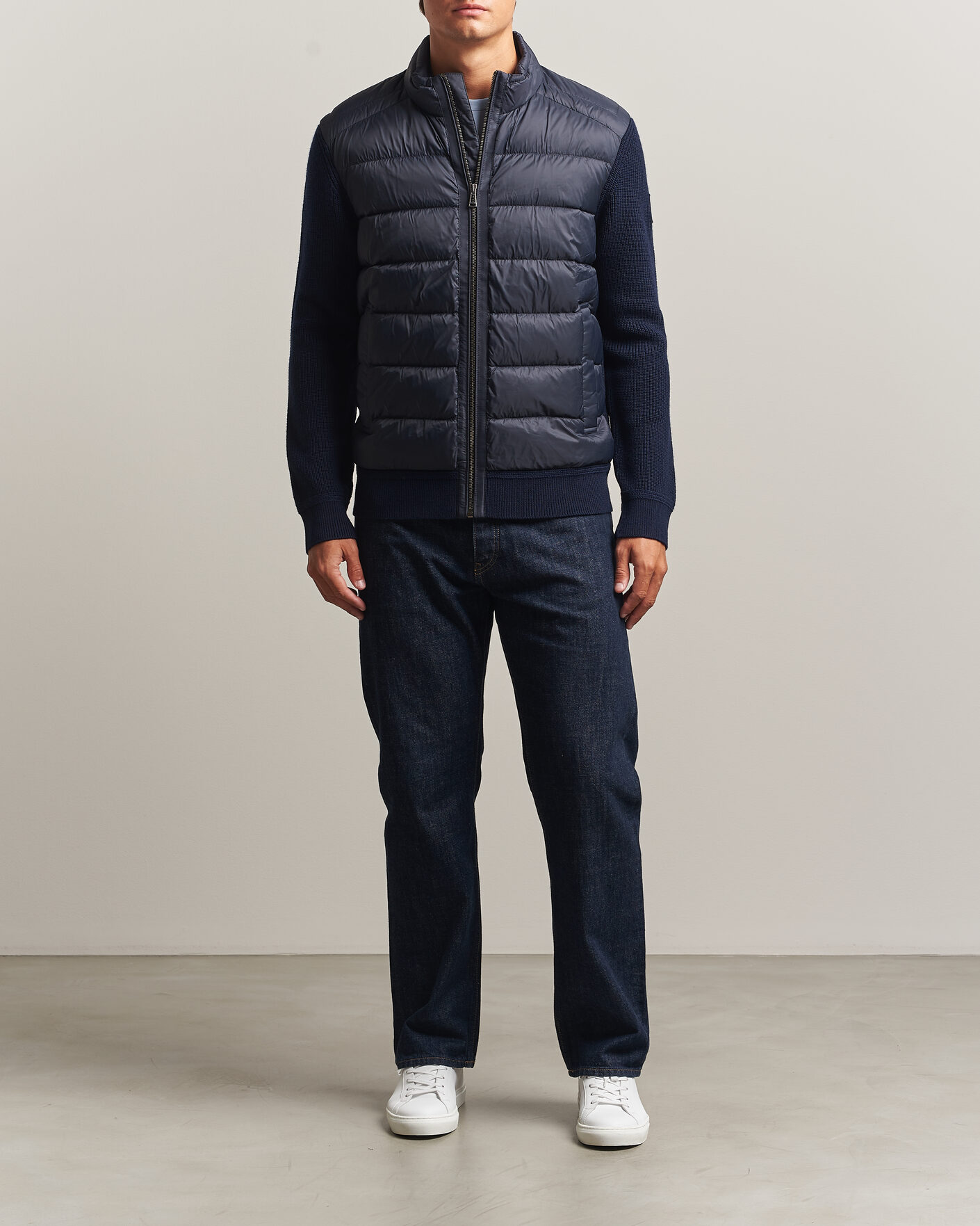 Uomini | Giacche | Belstaff | Compound Hybrid Jacket Dark Ink