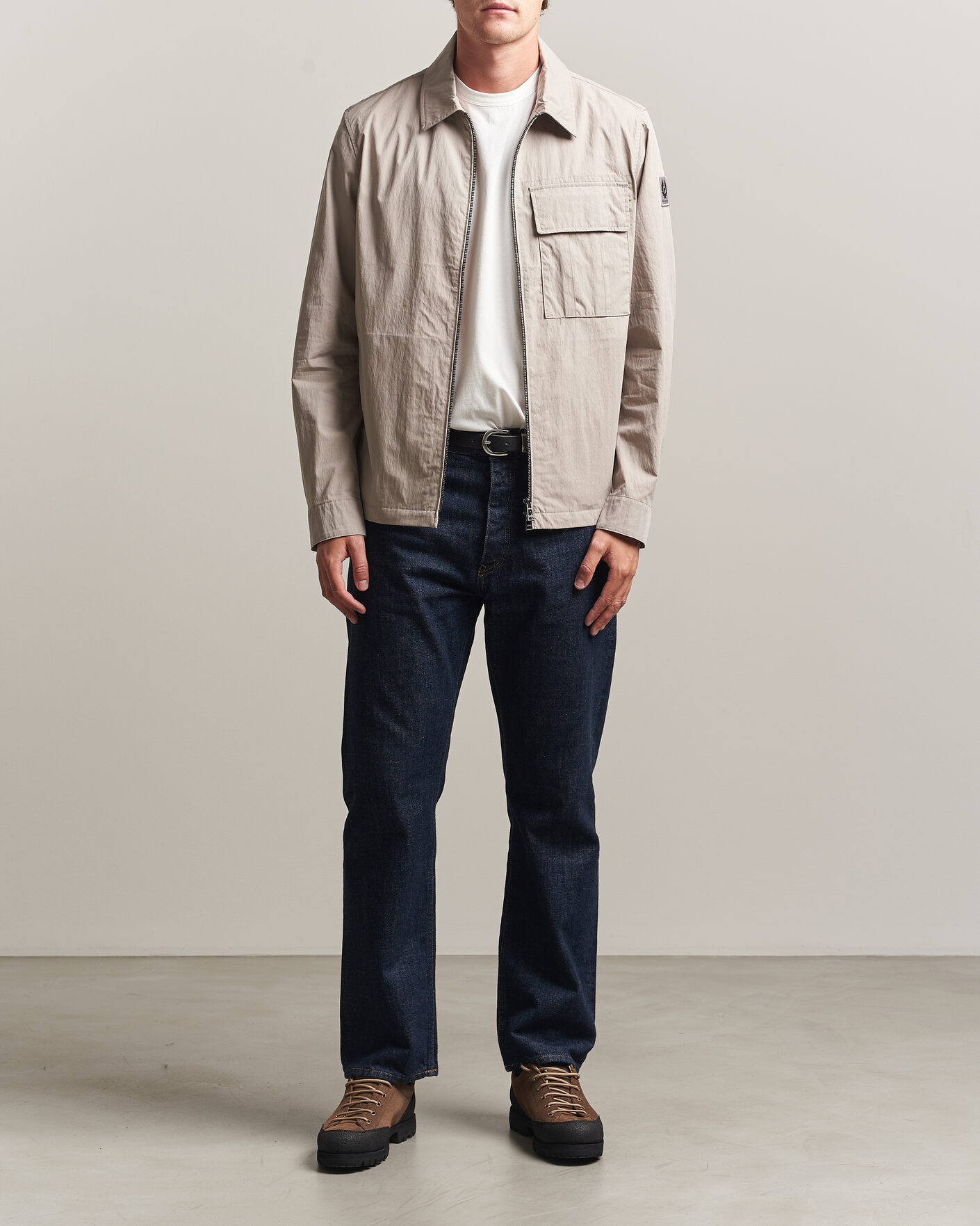 Uomini | Camicie | Belstaff | Cargo Overshirt Concrete