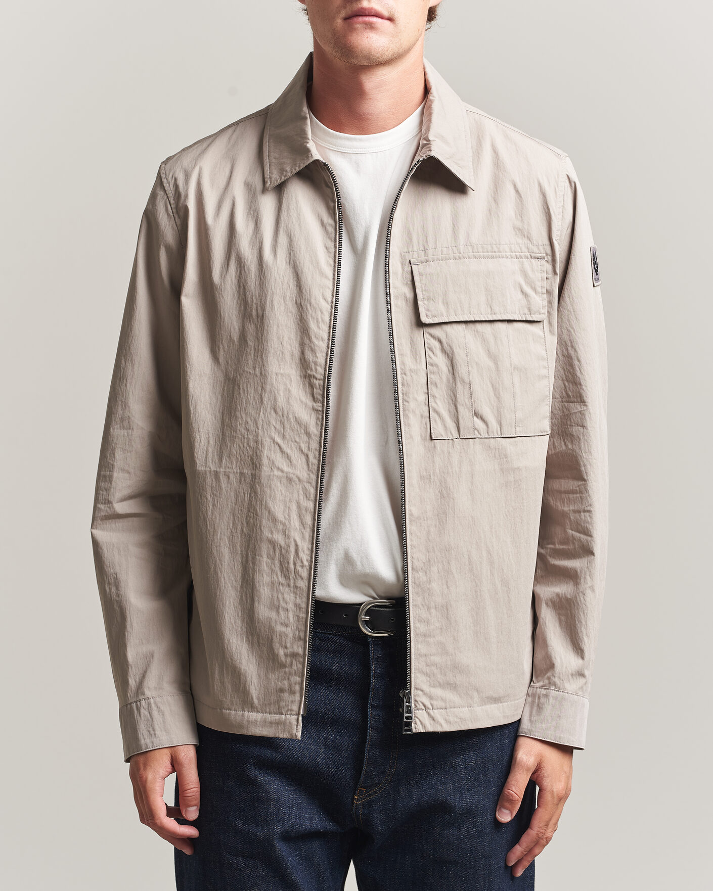 Uomini | Camicie | Belstaff | Cargo Overshirt Concrete