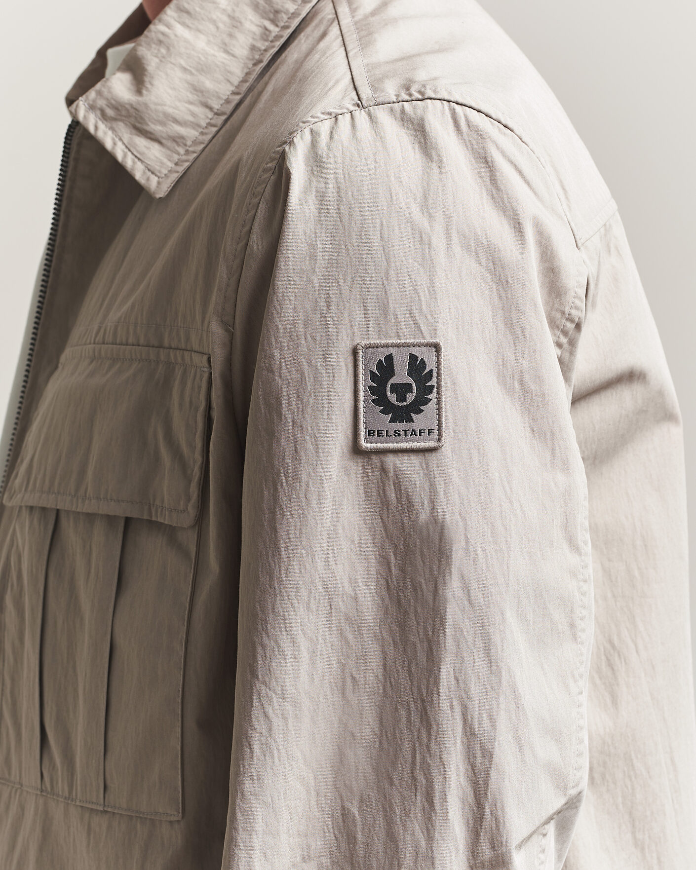 Uomini | Camicie | Belstaff | Cargo Overshirt Concrete