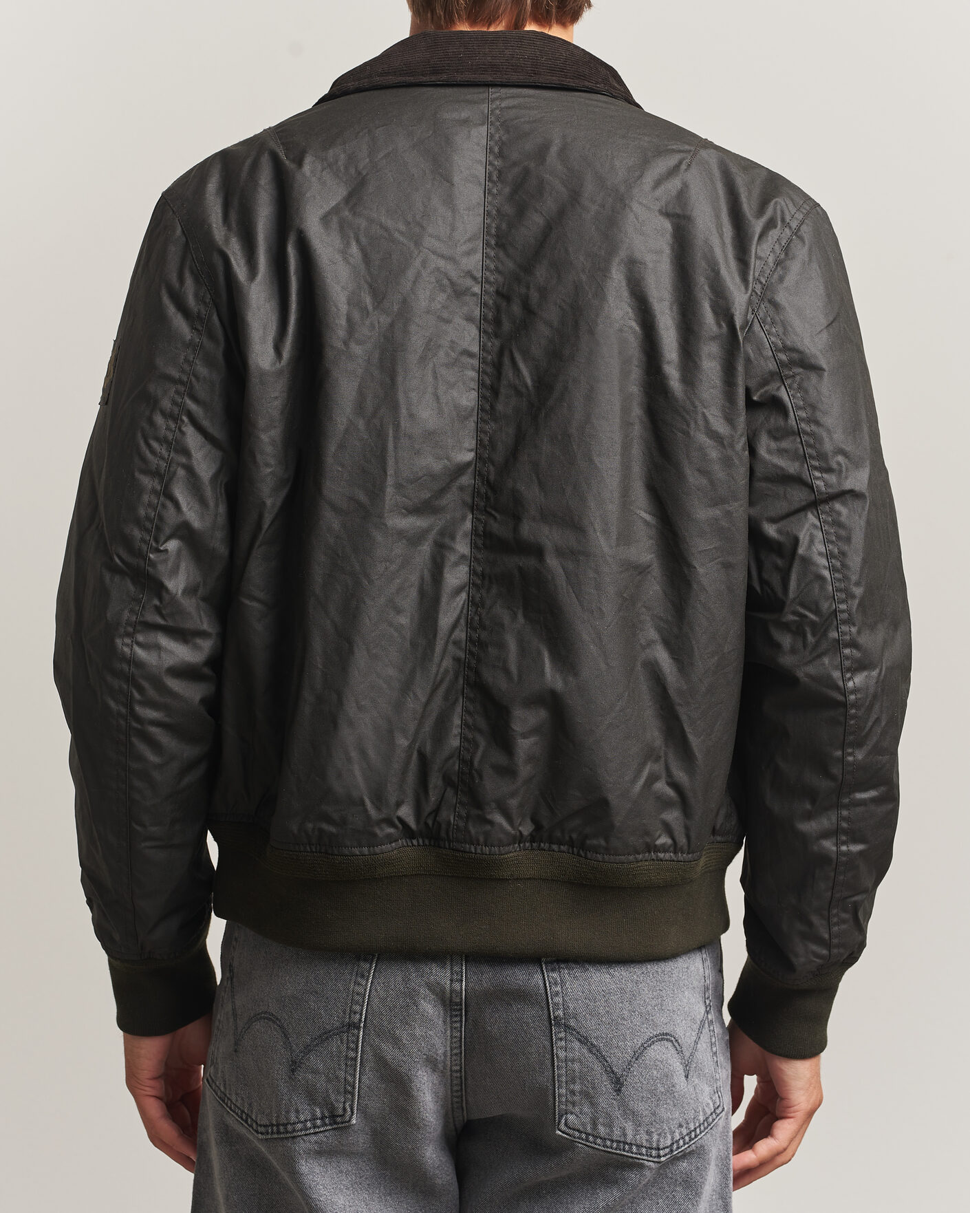 Uomini | Giacche | Belstaff | Mount Wax Bomber Jacket Faded Olive