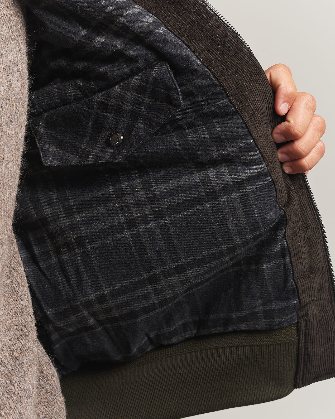 Uomini | Giacche | Belstaff | Mount Wax Bomber Jacket Faded Olive