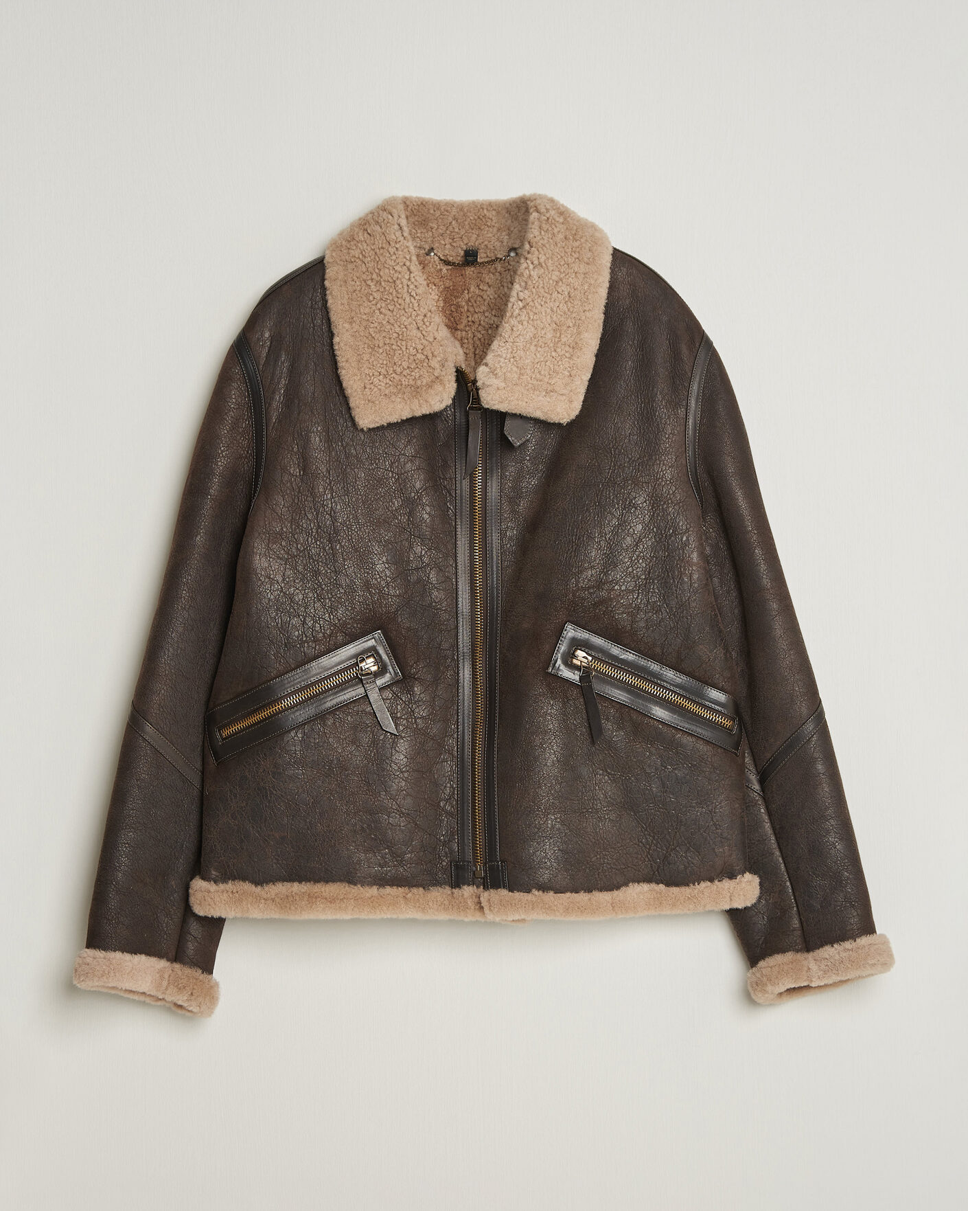 Uomini | Giacche | Belstaff | Winterbrook Shearling Jacket Dark Brown