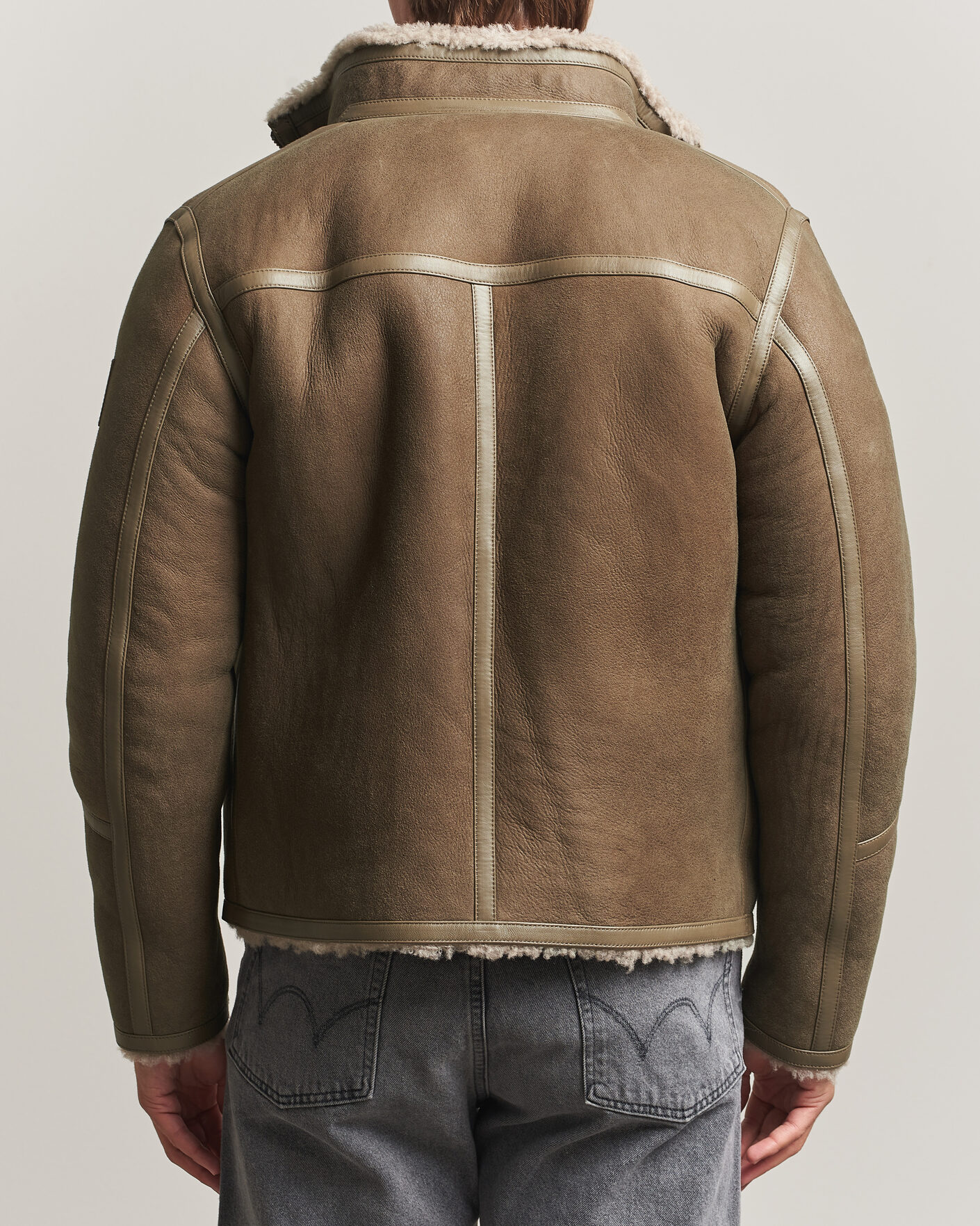 Uomini | Giacche | Belstaff | Highland Shearling Jacket Dark Dusty Taupe