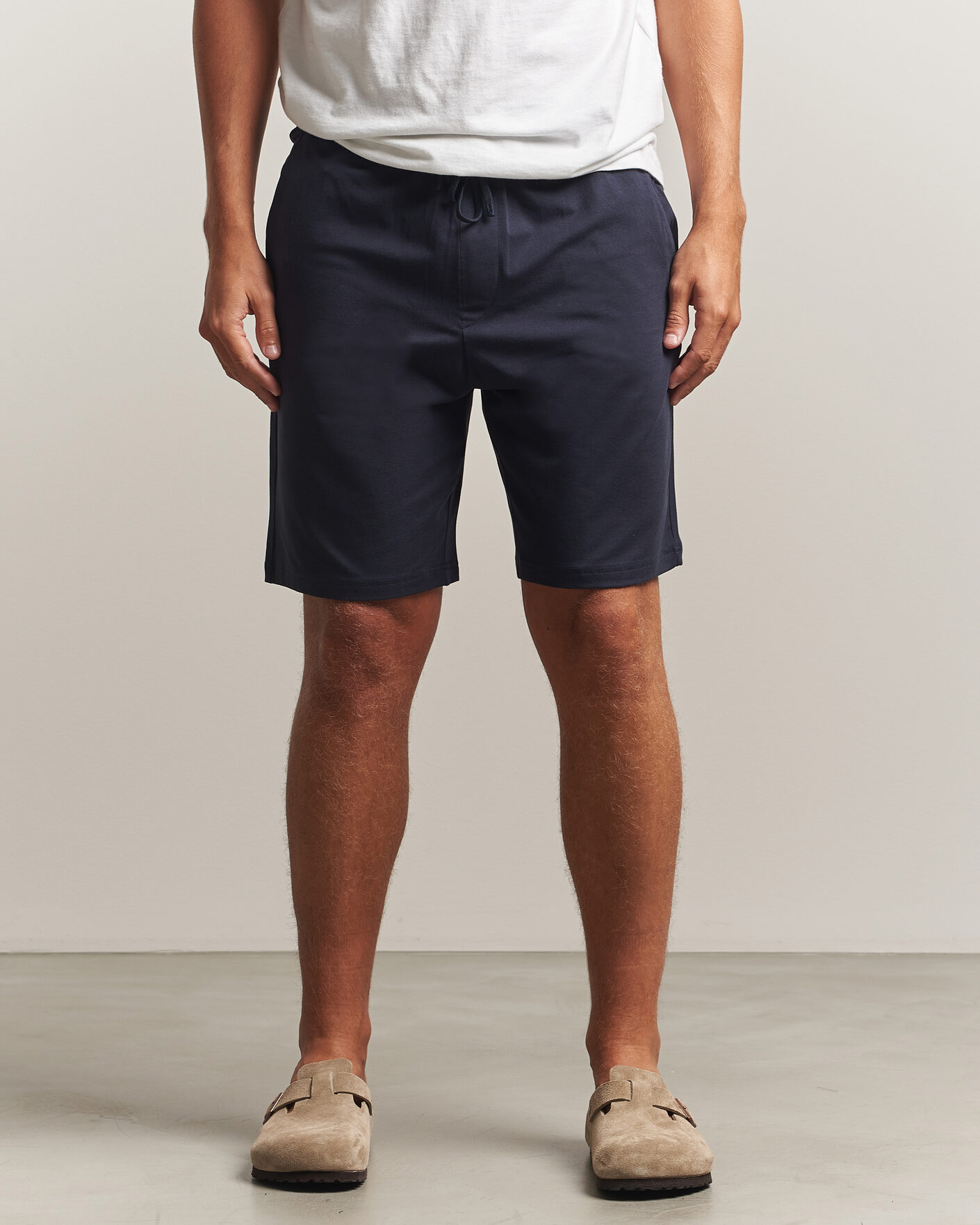 Uomini | Pantaloncini | Bread & Boxers | Pyjama Shorts Dark Navy