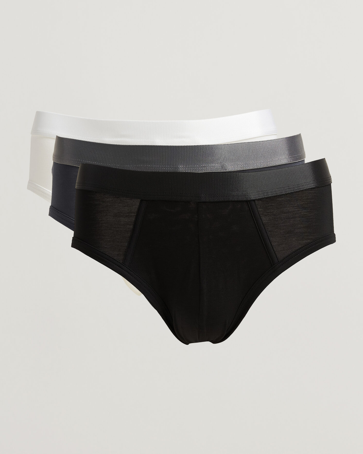 Uomini | Biancheria intima | CDLP | 3-Pack Y-Brief Warm Charcoal/Black/White