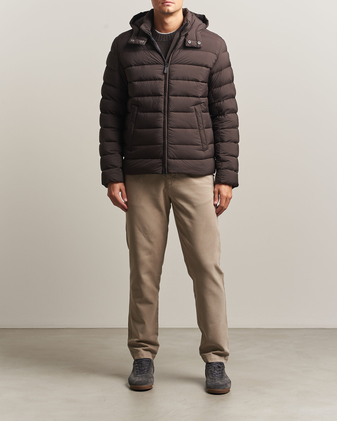 Uomini | Giacche | Colmar | Quilted Down Jacket Black Coffee