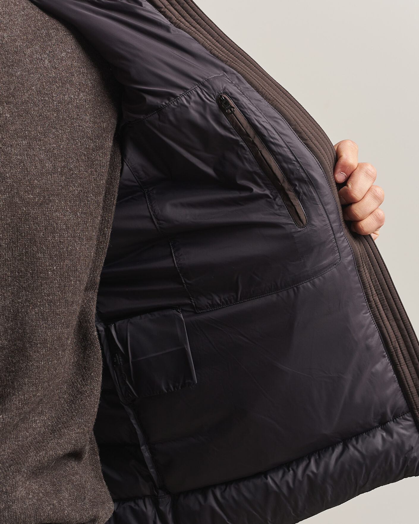 Uomini | Giacche | Colmar | Quilted Down Jacket Black Coffee