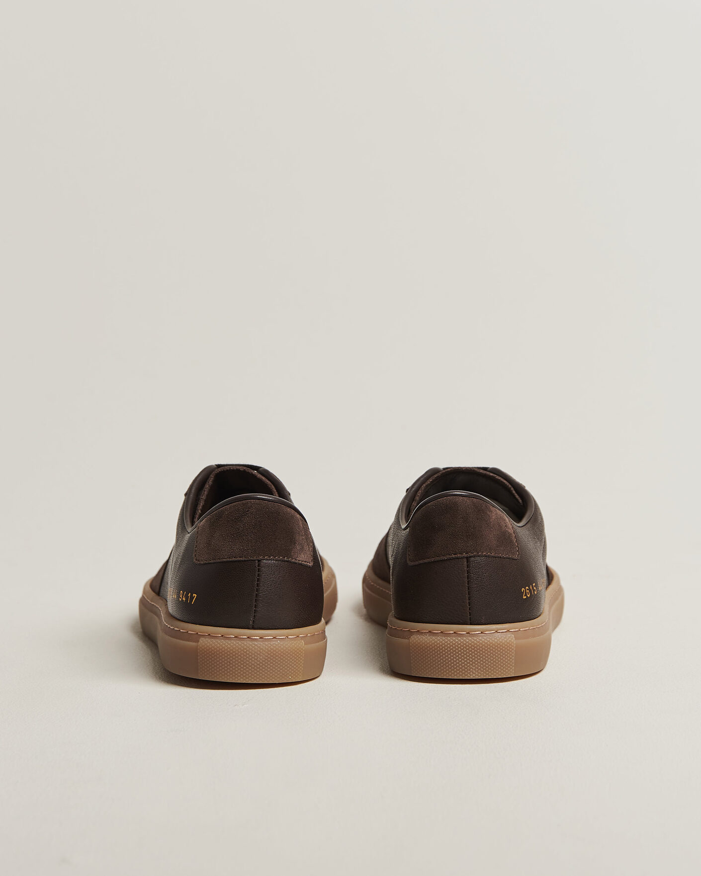 Uomini | Sneakers | Common Projects | Bball Duo Leather Sneaker Dark Brown