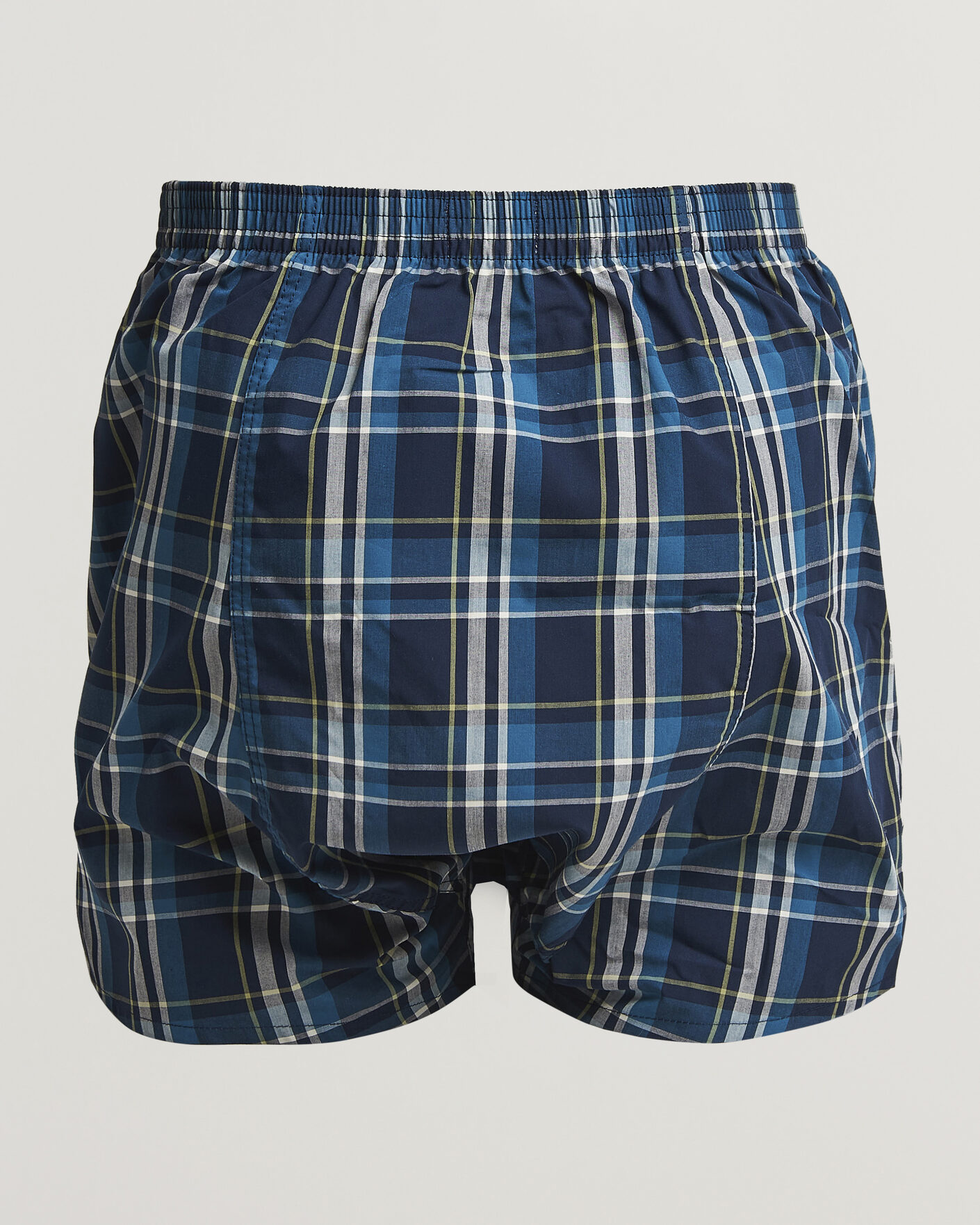 Uomini | Biancheria intima | Derek Rose | Classic Fit Woven Cotton Boxer Shorts Navy