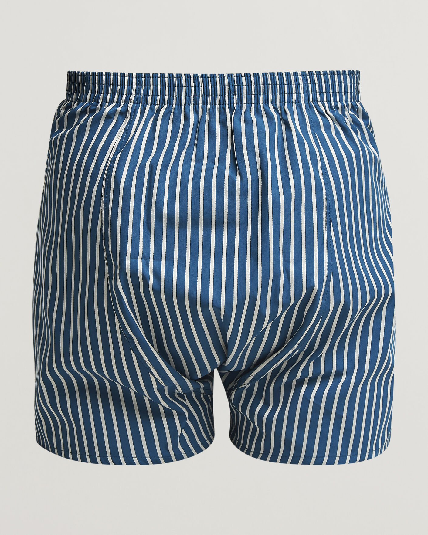 Uomini | Biancheria intima | Derek Rose | Classic Fit Striped Woven Cotton Boxer Shorts Blue/White