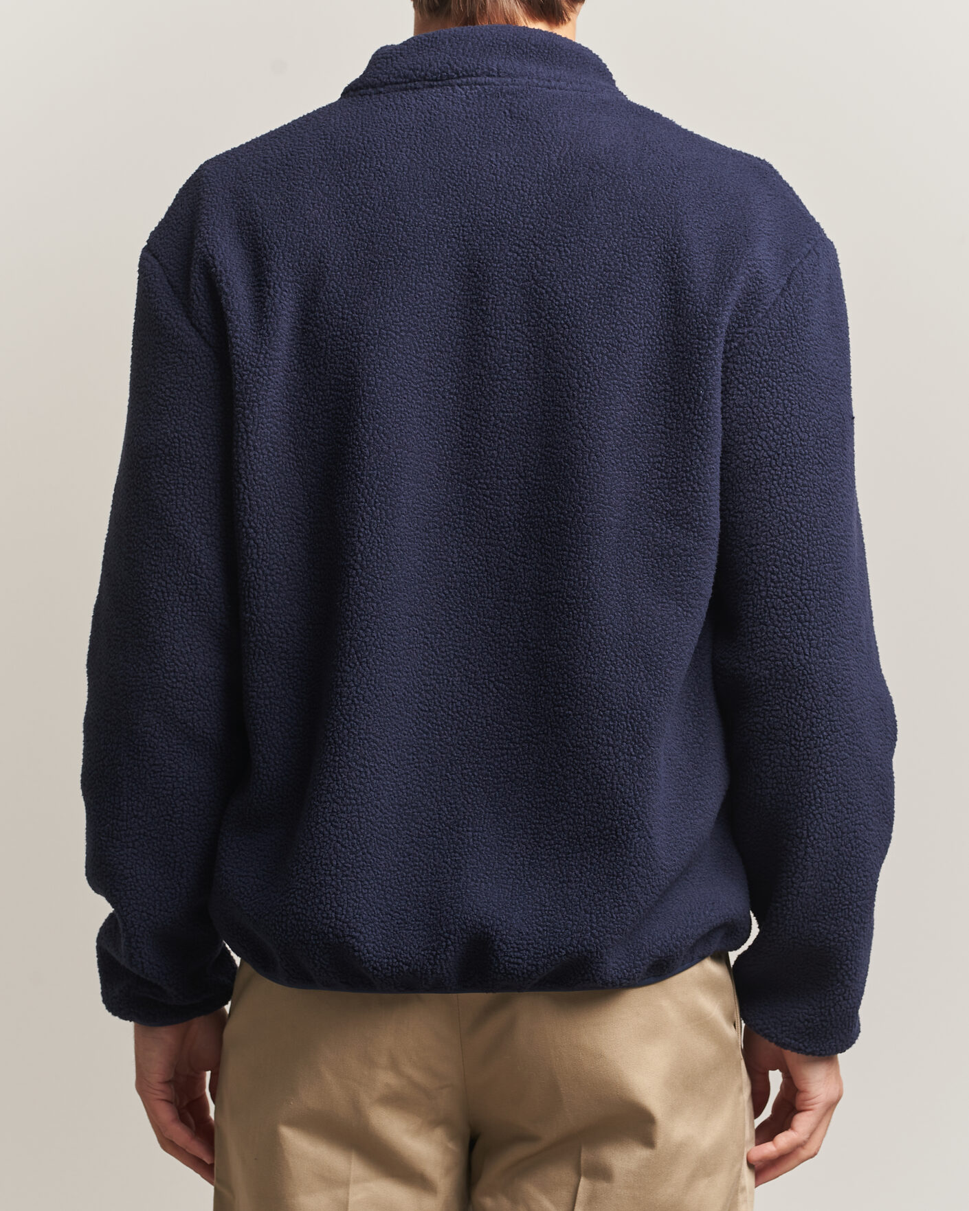 Uomini | Maglieria | Drôle de Monsieur | Slogan Sherpa Jacket Navy