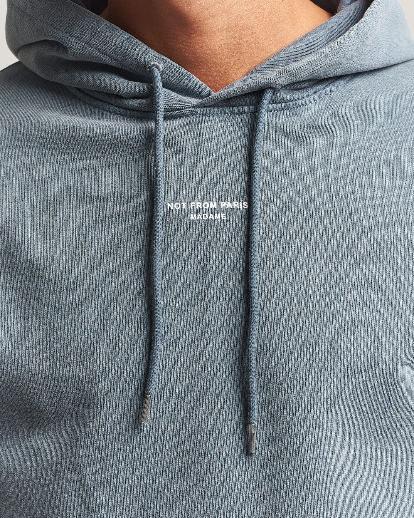 Uomini | Maglieria | Drôle de Monsieur | Classic Slogan Hoodie Dark Grey