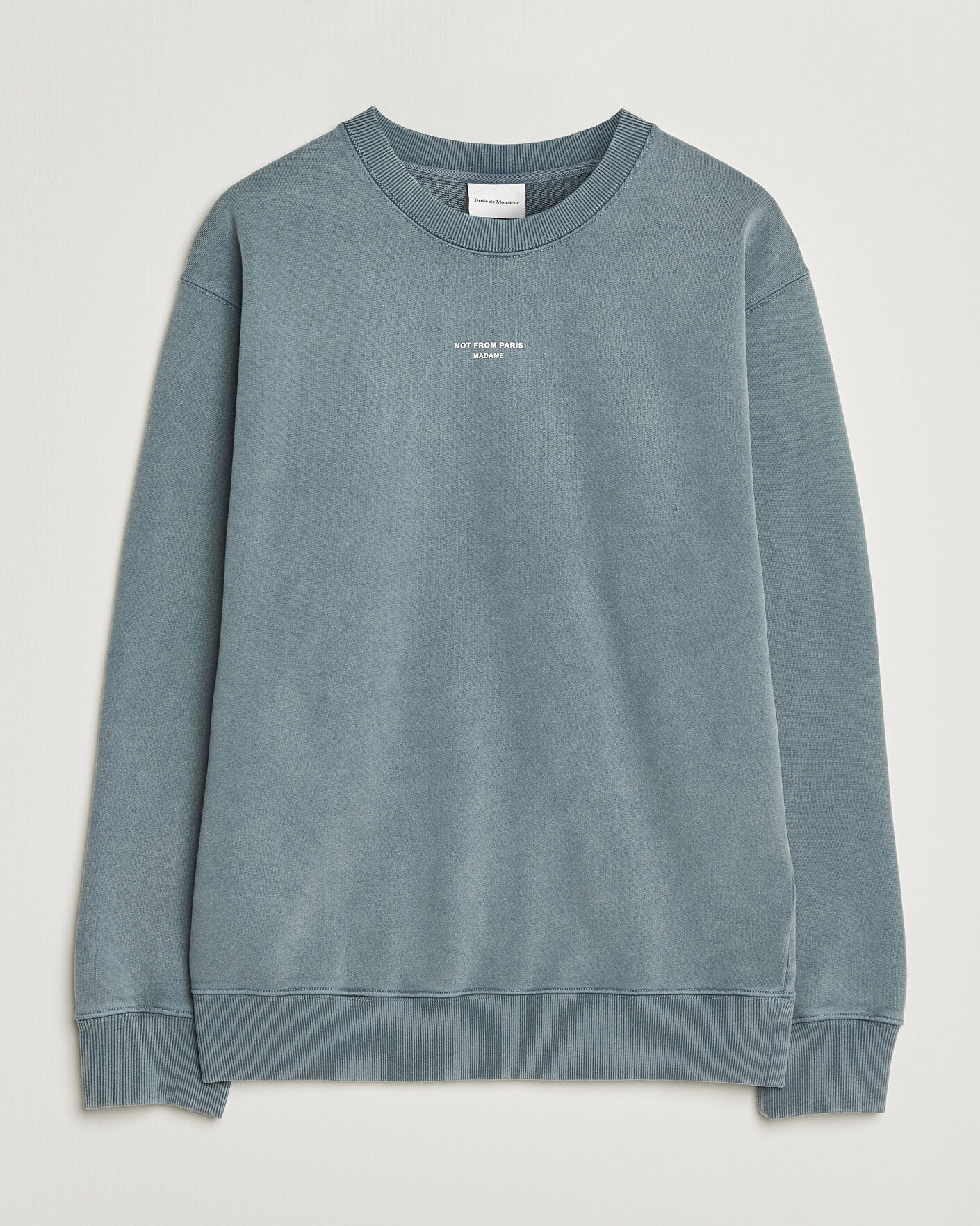 Uomini | Maglieria | Drôle de Monsieur | Classic Slogan Sweatshirt Dark Grey