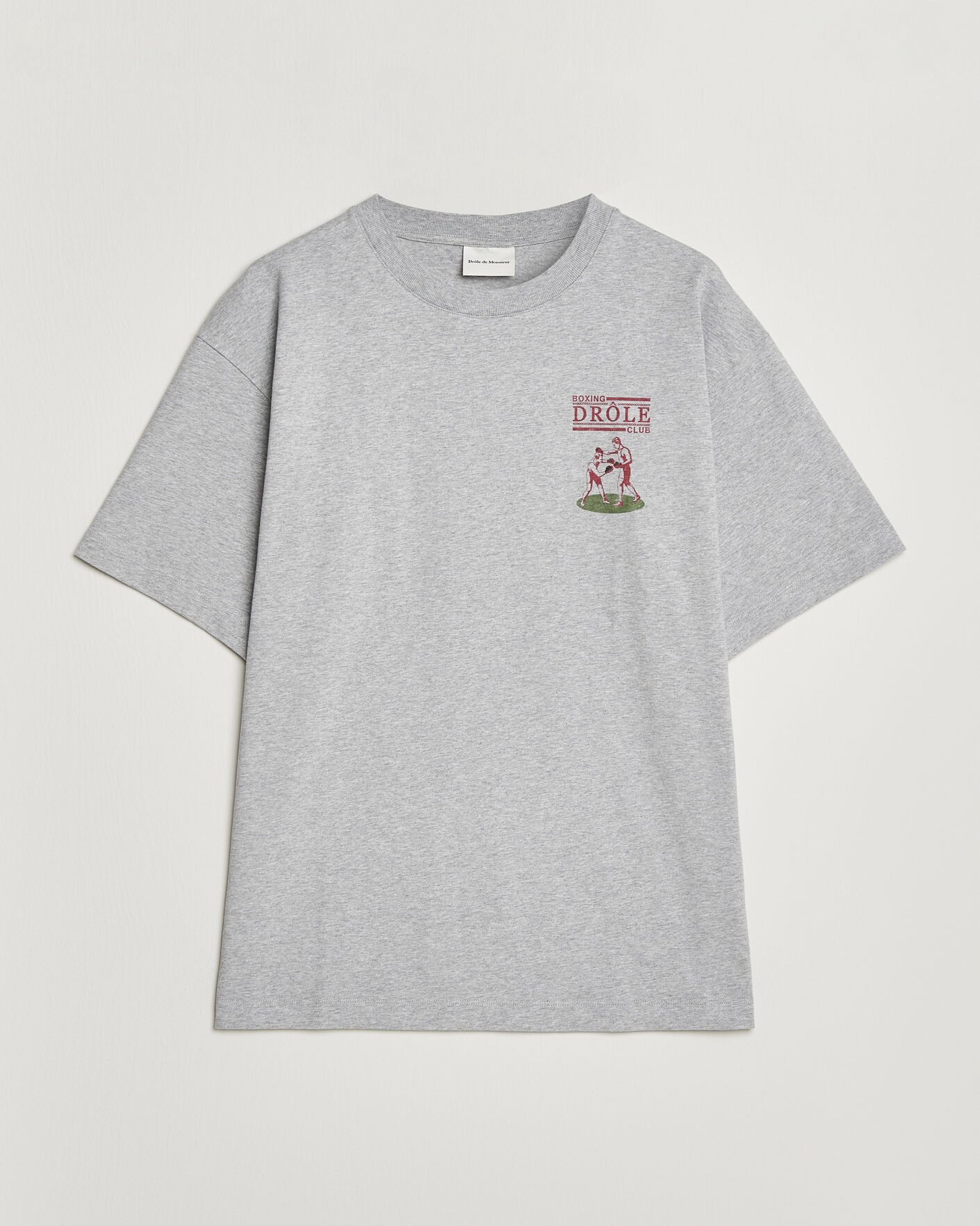 Uomini | T-shirt | Drôle de Monsieur | Boxers T-Shirt Grey Melange