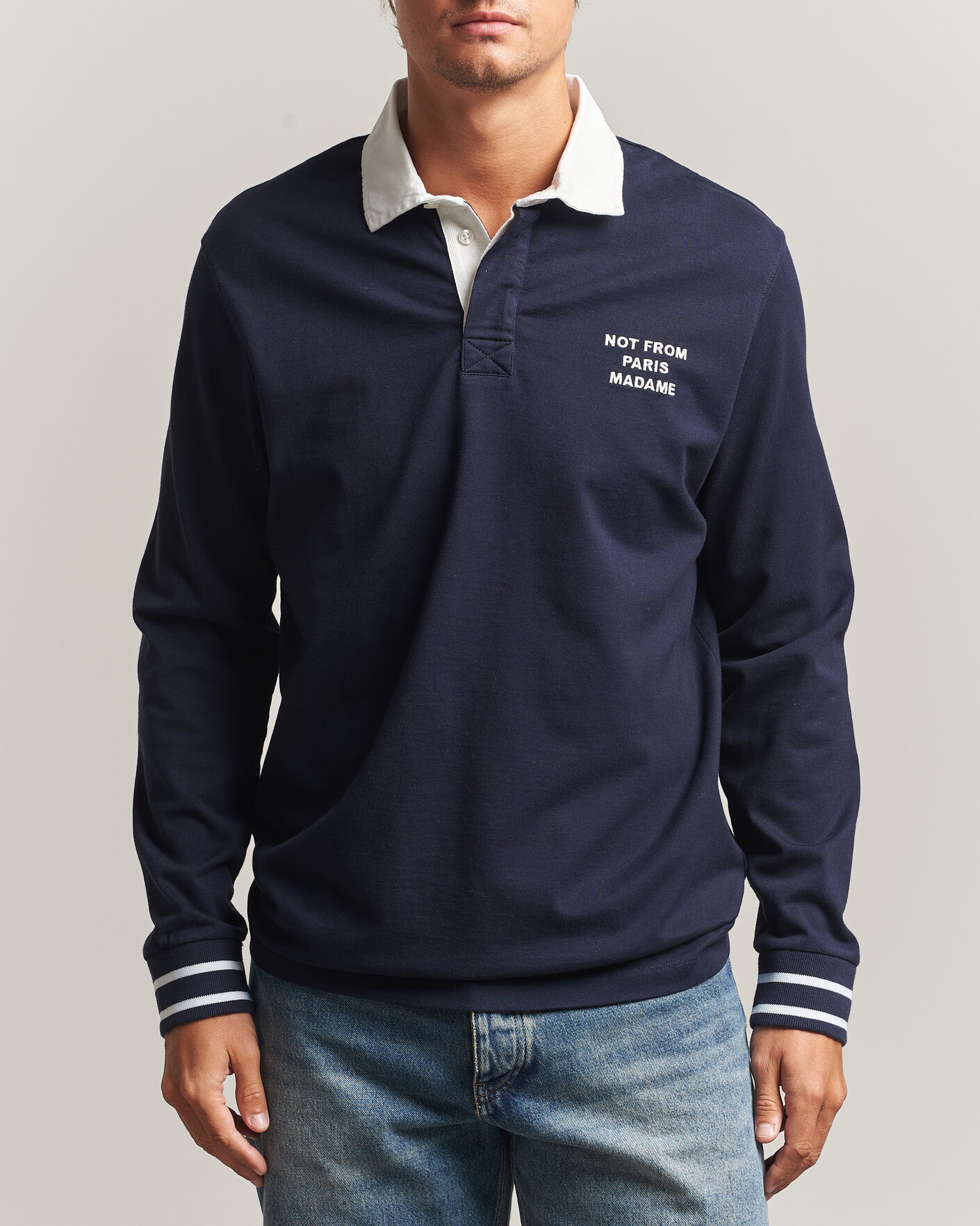 Uomini | Maglieria | Drôle de Monsieur | Slogan Rugger Navy