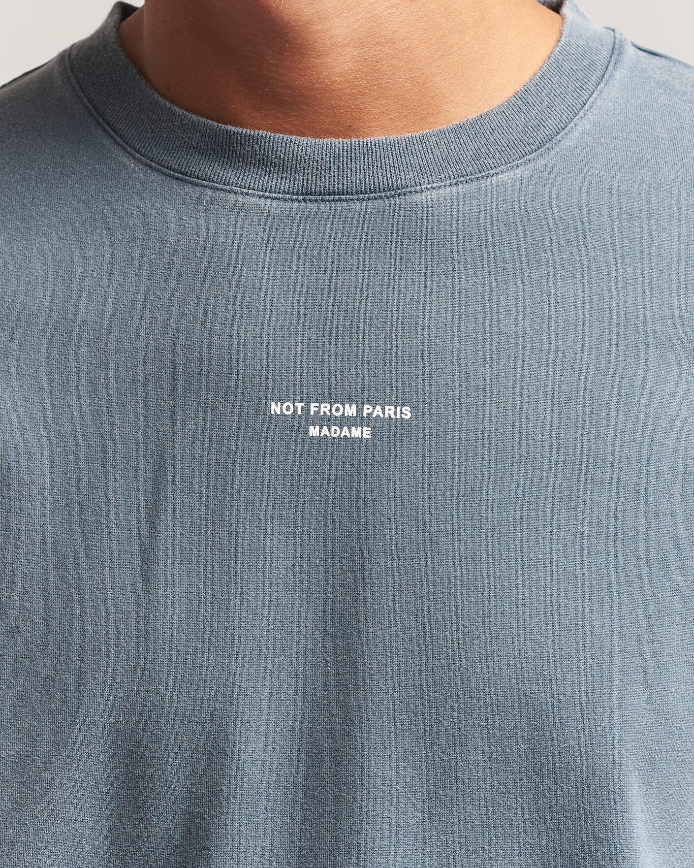 Uomini | T-shirt | Drôle de Monsieur | Classic Slogan T-Shirt Dark Grey