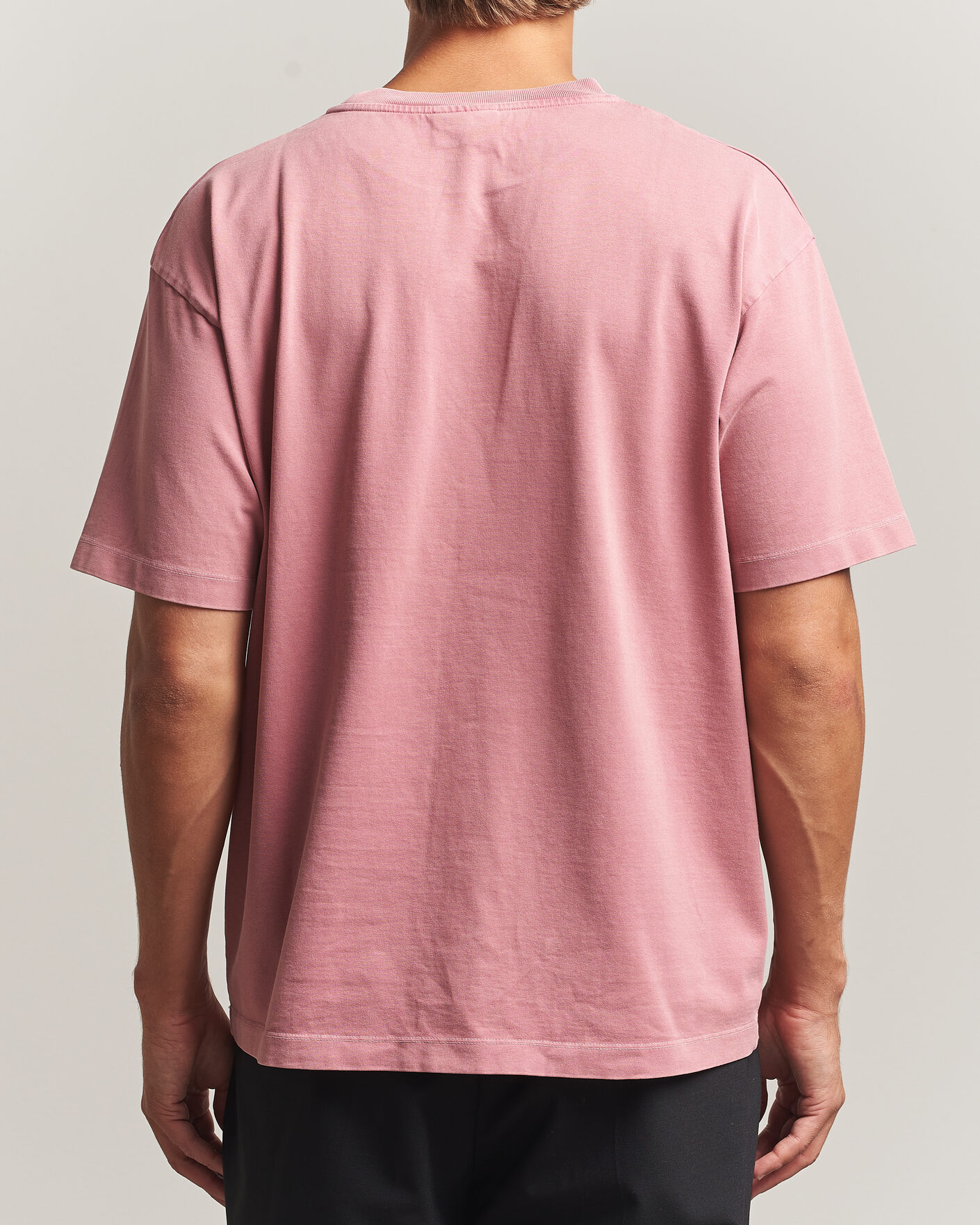 Uomini | T-shirt | Drôle de Monsieur | Classic Slogan T-Shirt Dark Pink