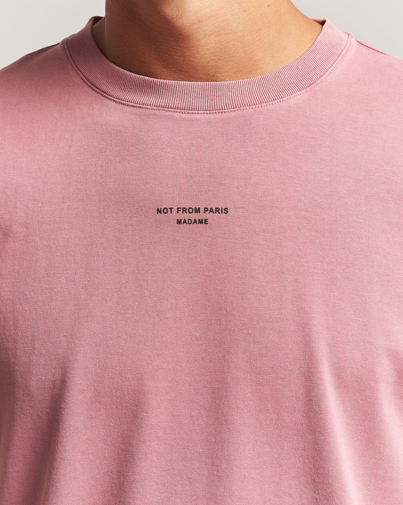 Uomini | T-shirt | Drôle de Monsieur | Classic Slogan T-Shirt Dark Pink