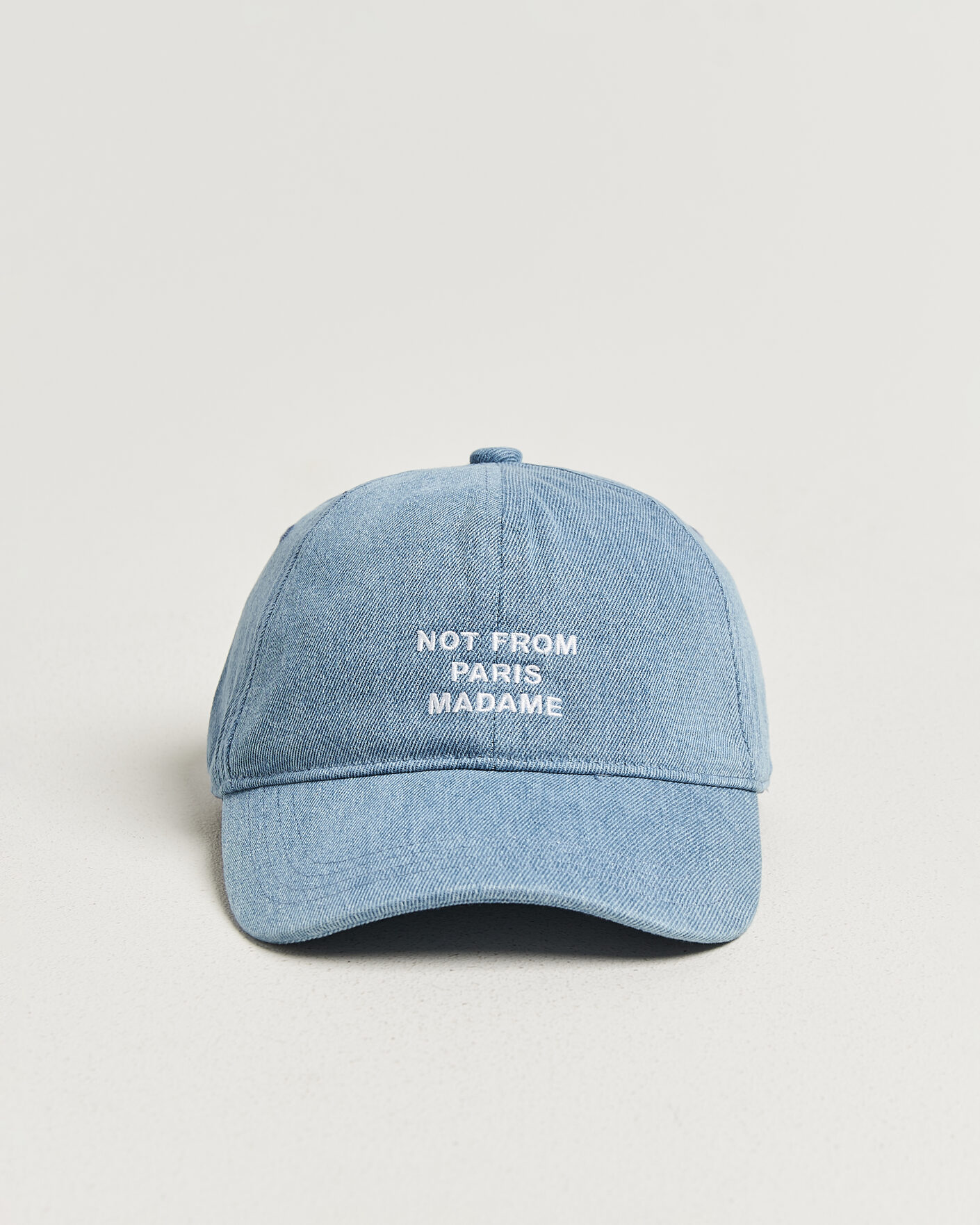 Uomini | Cappelli & Berretti | Drôle de Monsieur | Slogan Denim Baseball Cap Blue