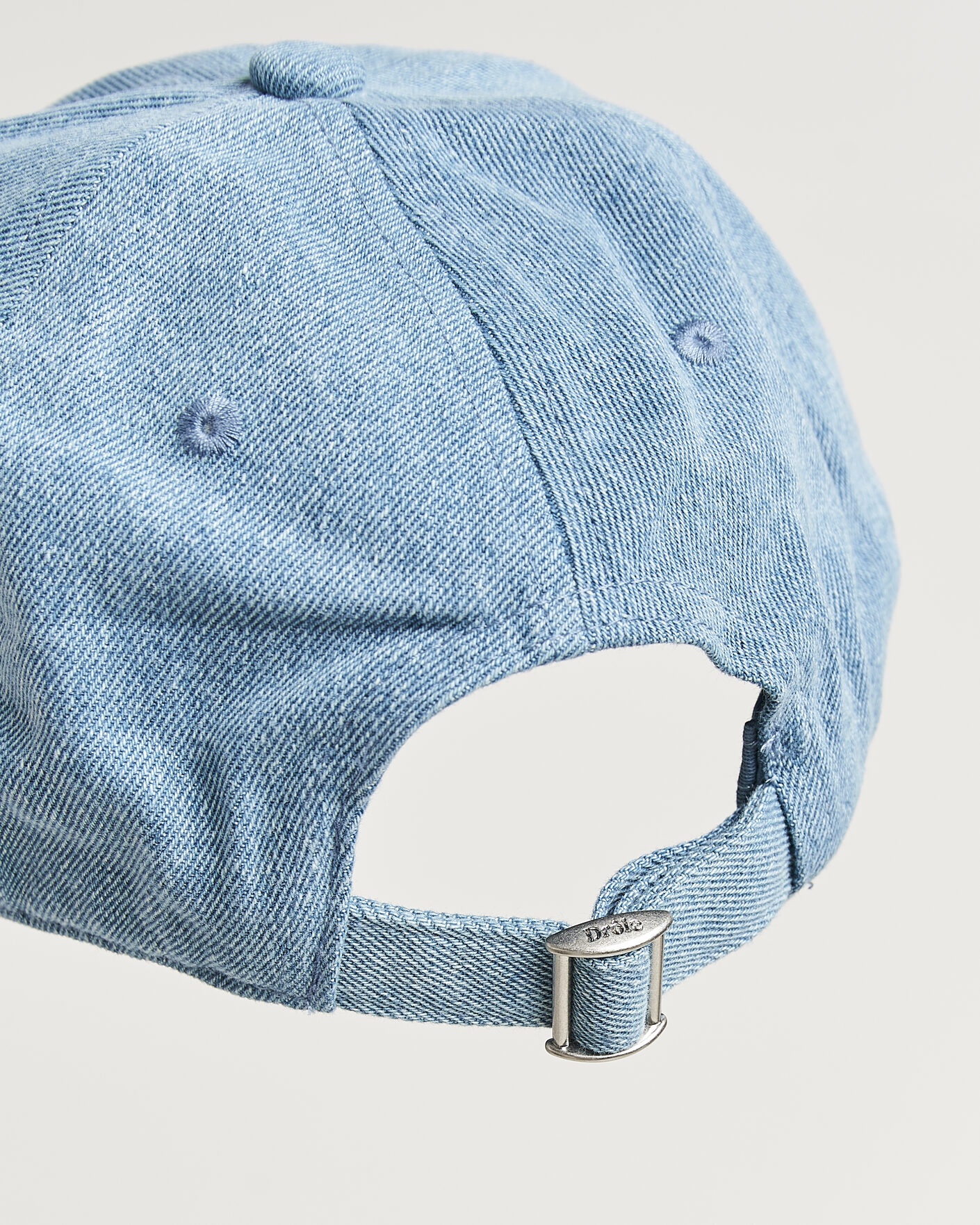 Uomini | Cappelli & Berretti | Drôle de Monsieur | Slogan Denim Baseball Cap Blue