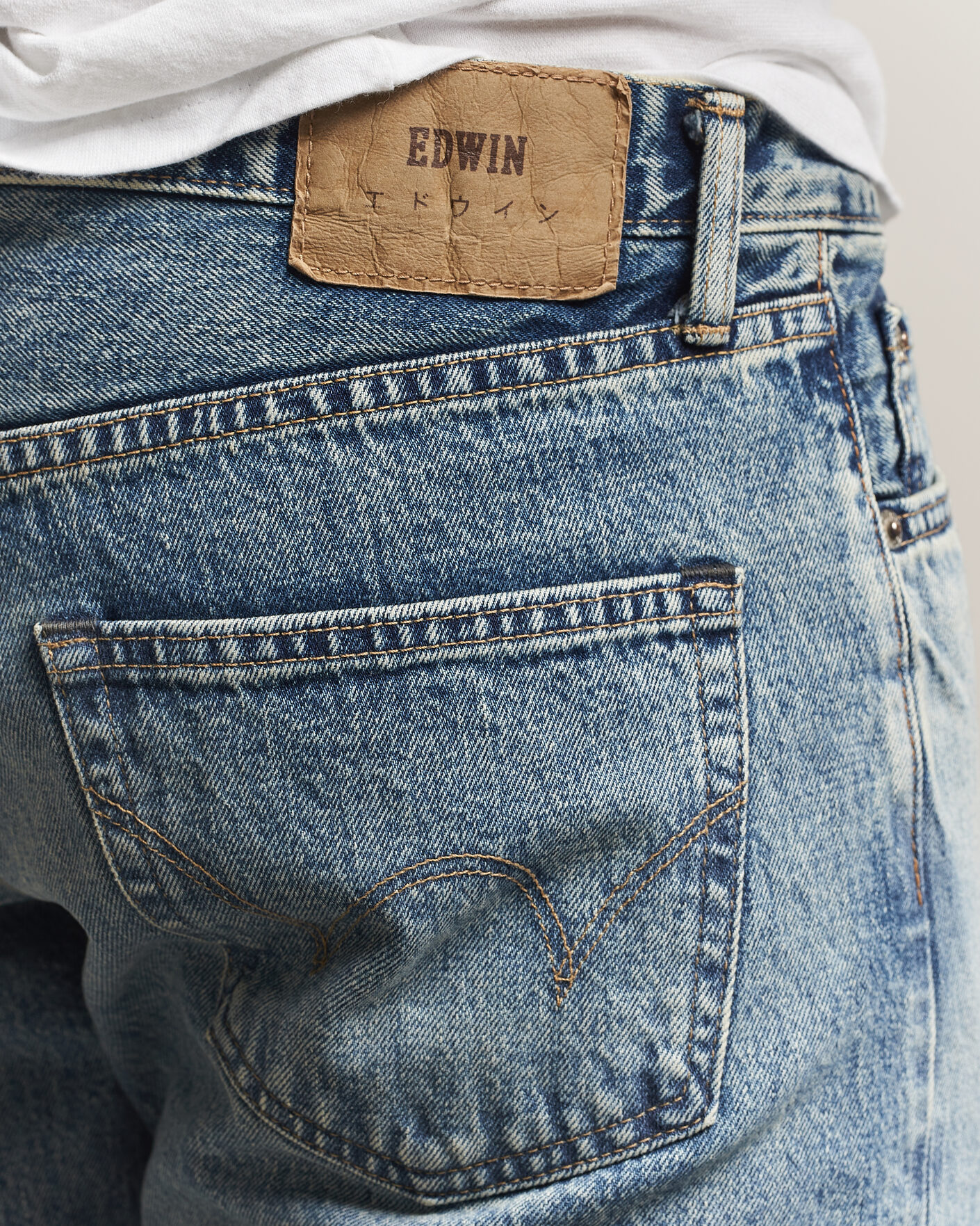 Uomini | Jeans | EDWIN | Regular Tapered Rainbow Selvage Jeans Light Used