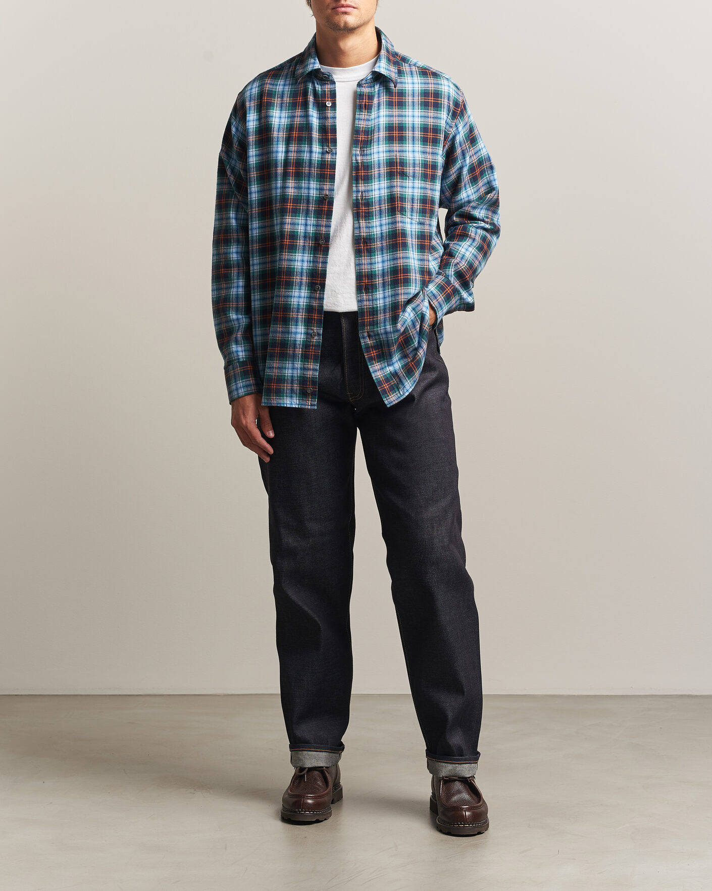 Uomini | Pantaloni | EDWIN | Loose Straight Rainbow Selvage Jeans Unwashed