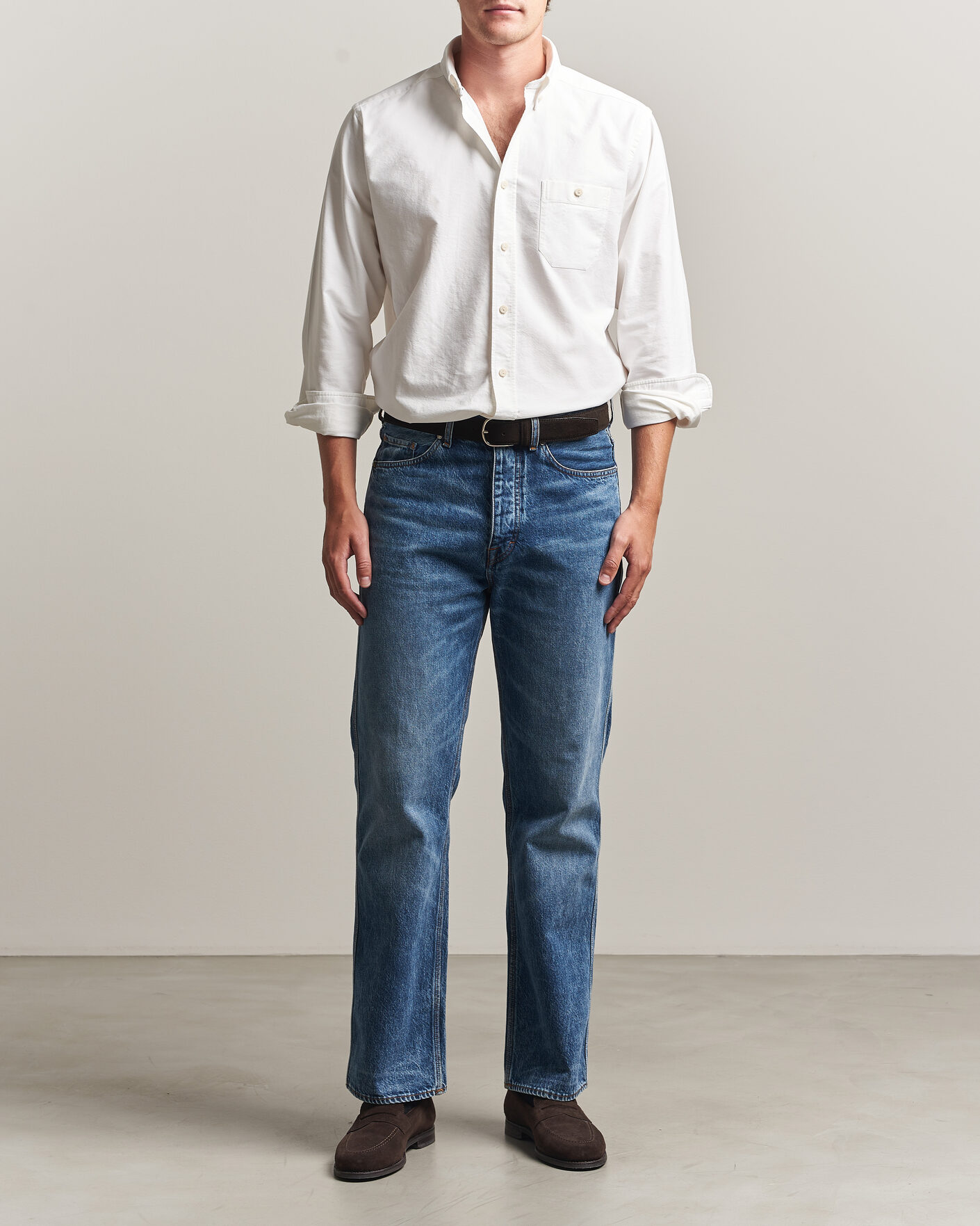 Uomini | Camicie | Eton | Regular Fit Ivy Oxford Shirt White