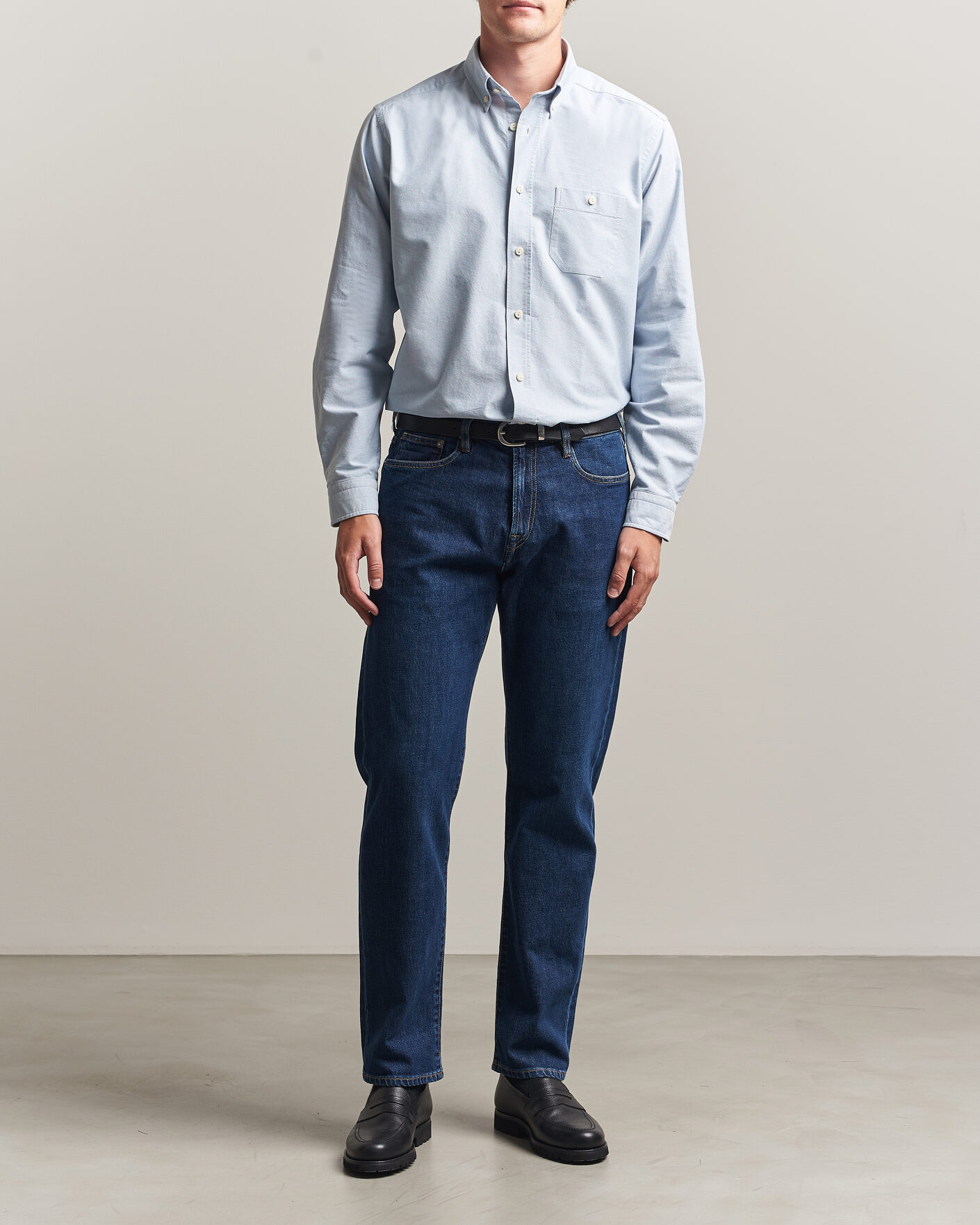 Uomini | Camicie | Eton | Regular Fit Ivy Oxford Shirt Light Blue