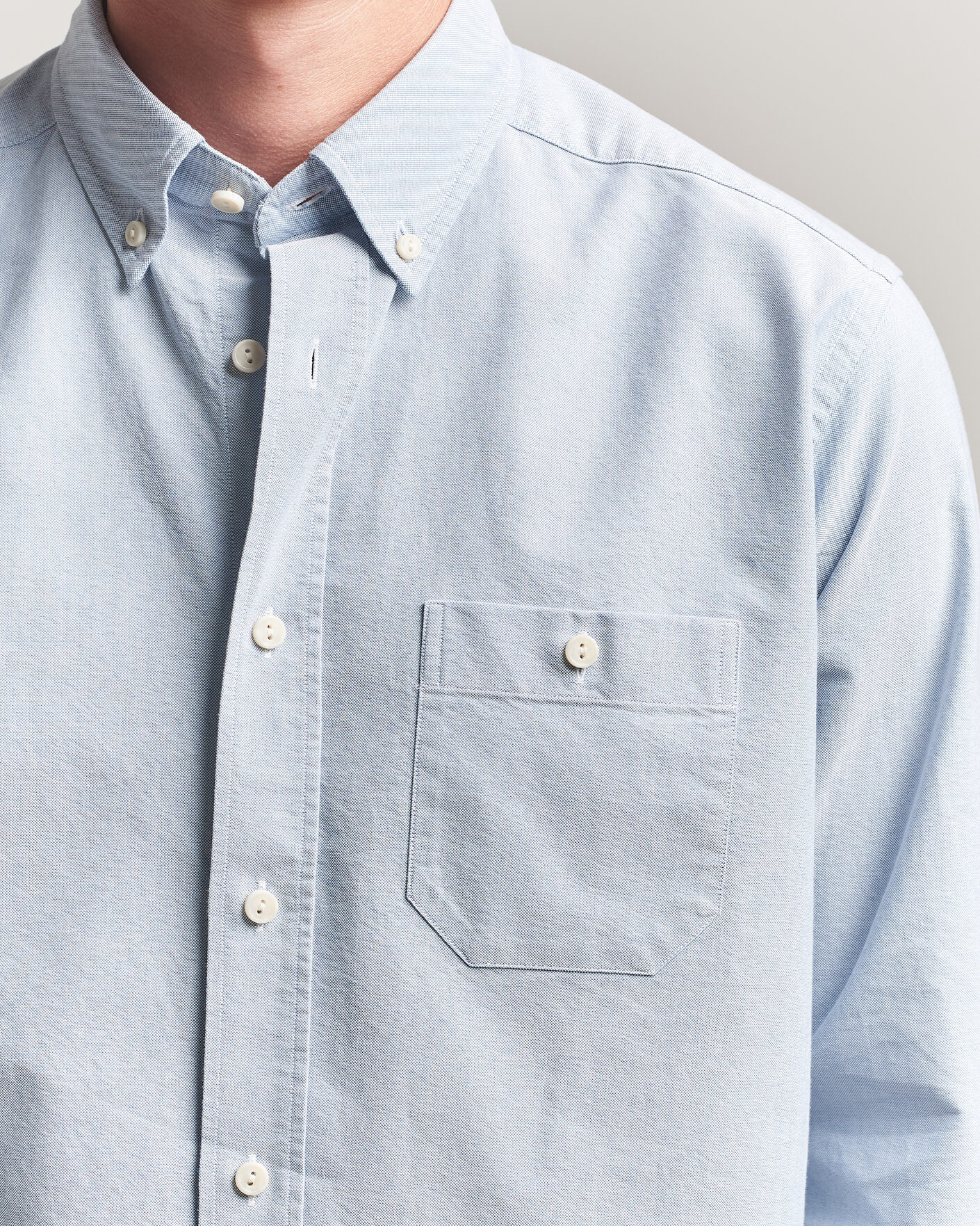 Uomini | Camicie | Eton | Regular Fit Ivy Oxford Shirt Light Blue
